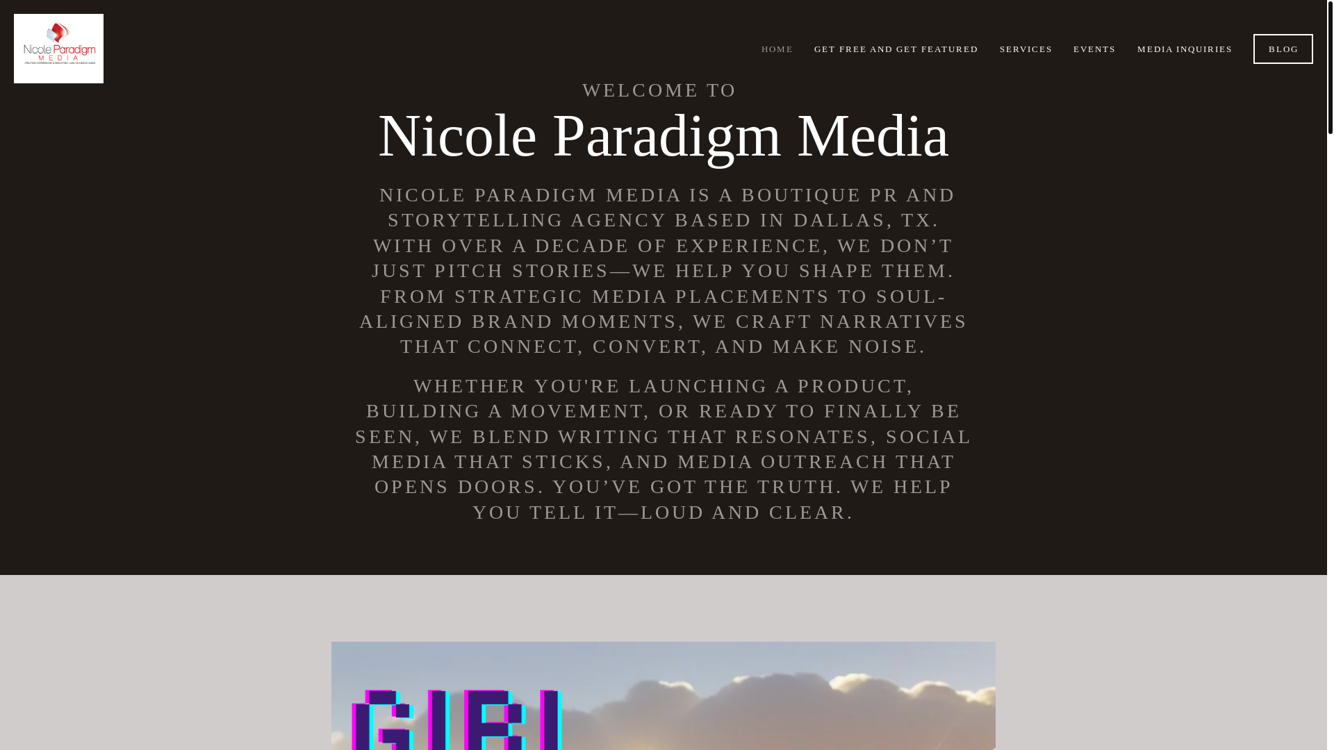 website screenshot of https://therealaprilcole.com/