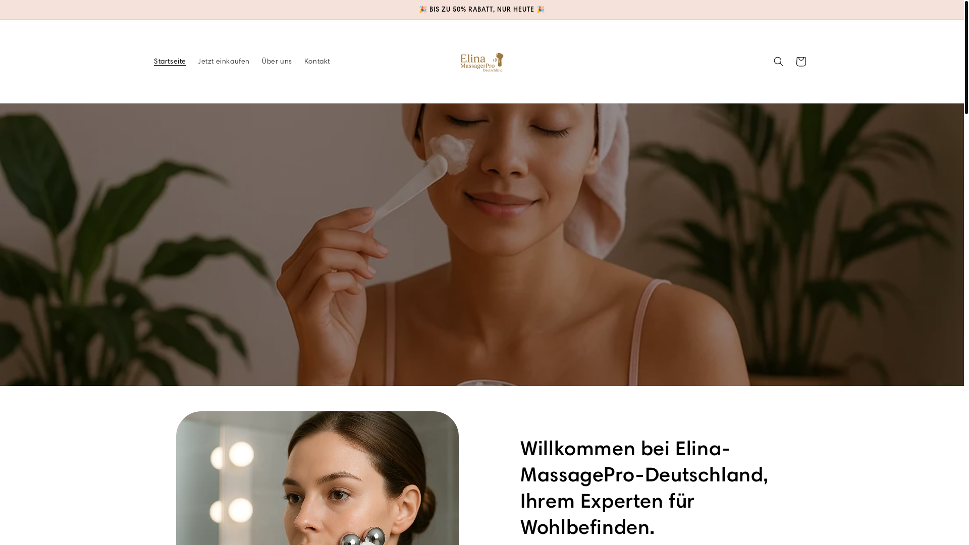 website screenshot of https://elina-massagepro-deutschland.com/