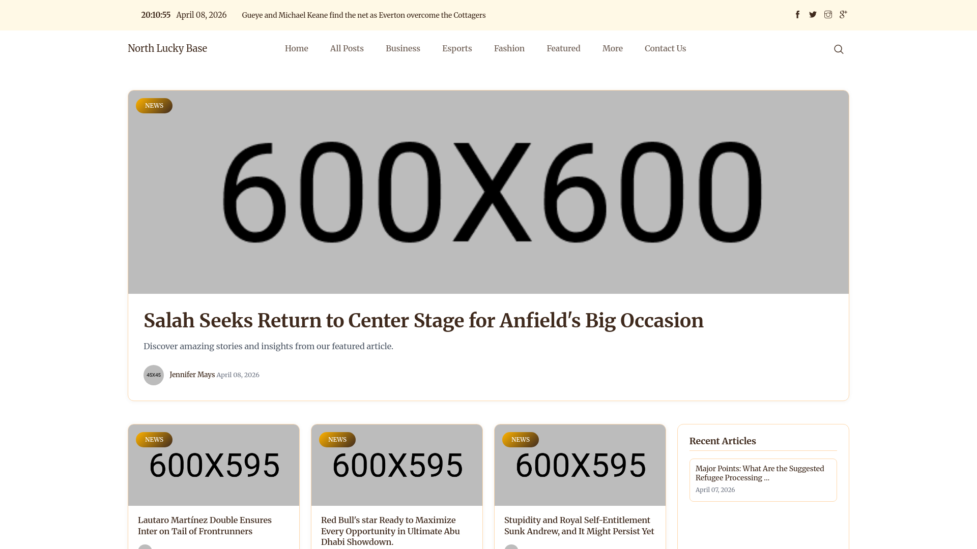 website screenshot of https://northluckybase.nl/