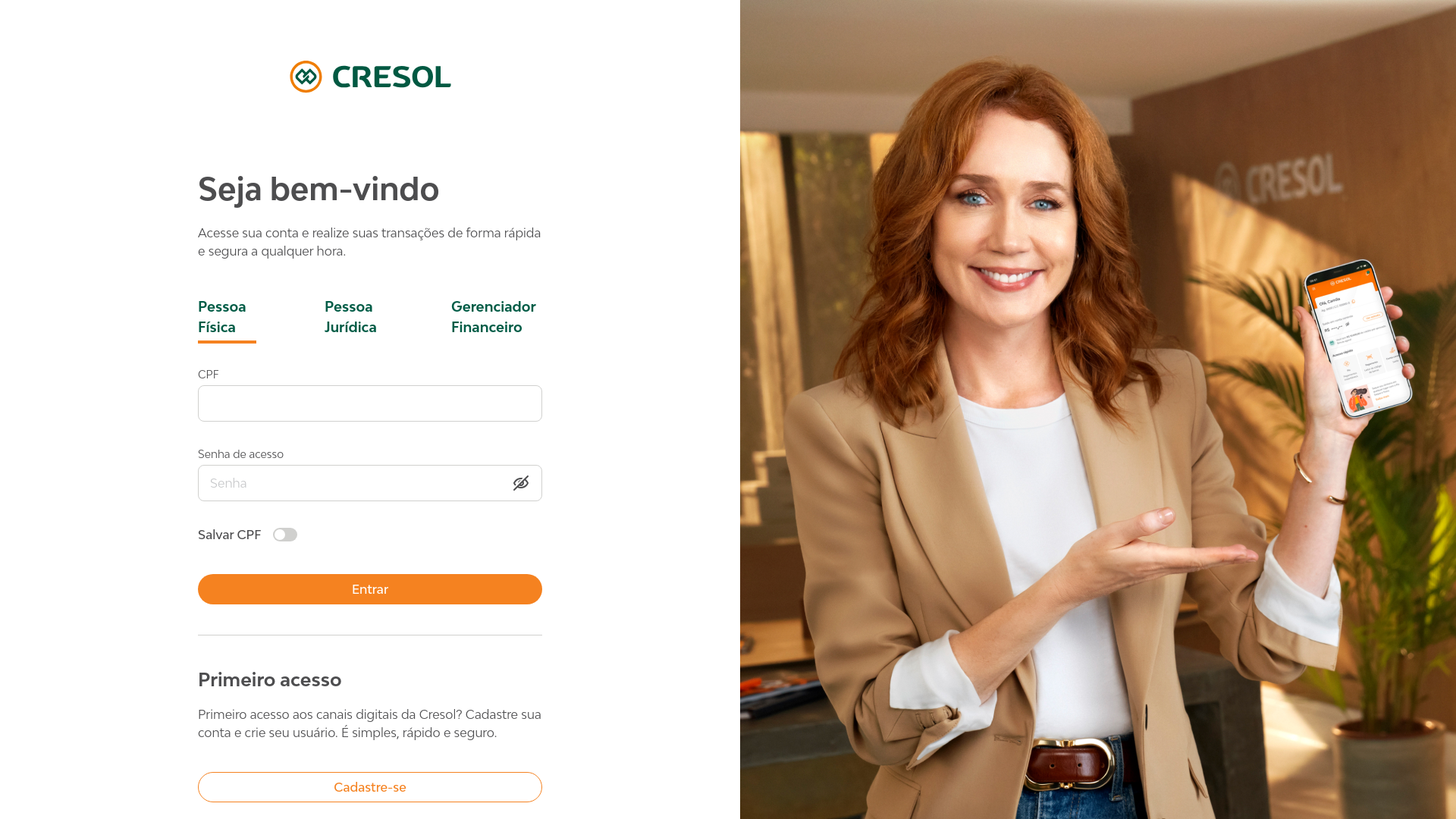 website screenshot of https://central-cooperativa.site/