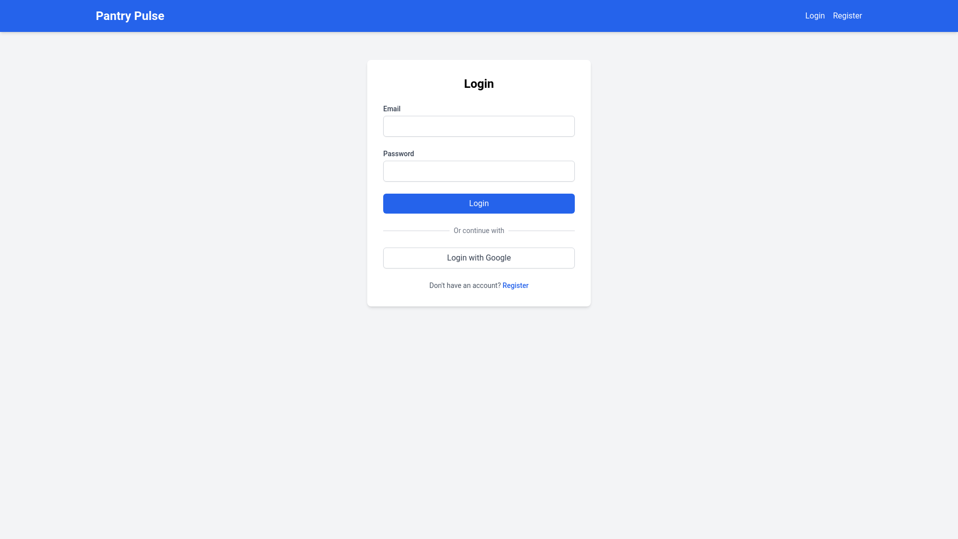 website screenshot of https://pantrypulse.pages.dev/
