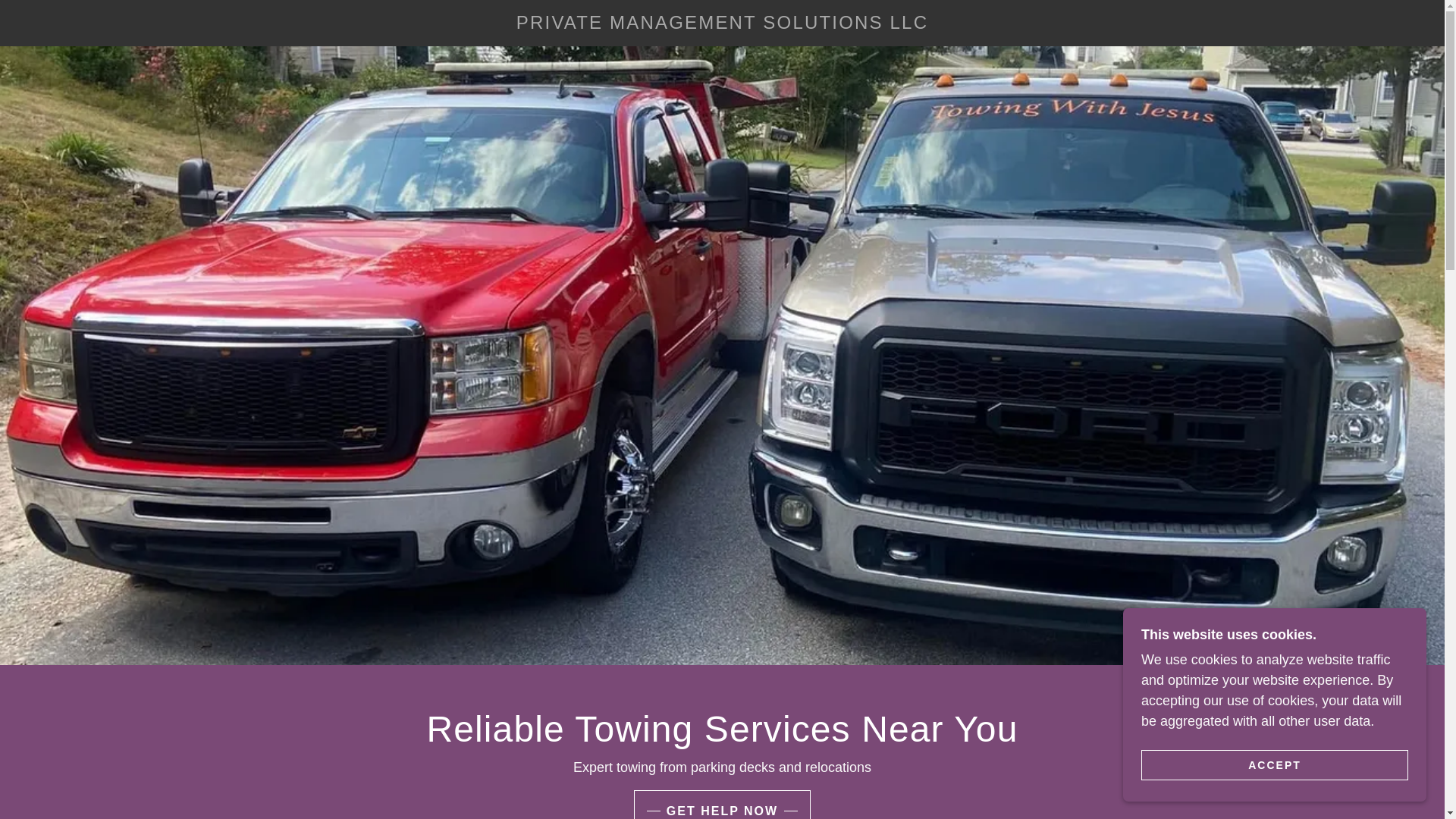 website screenshot of https://privatemanagementsolutions.com/