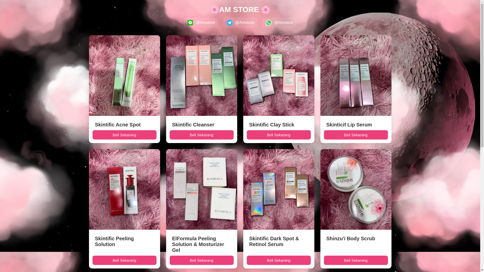 website screenshot of https://skincaremurah.pages.dev/