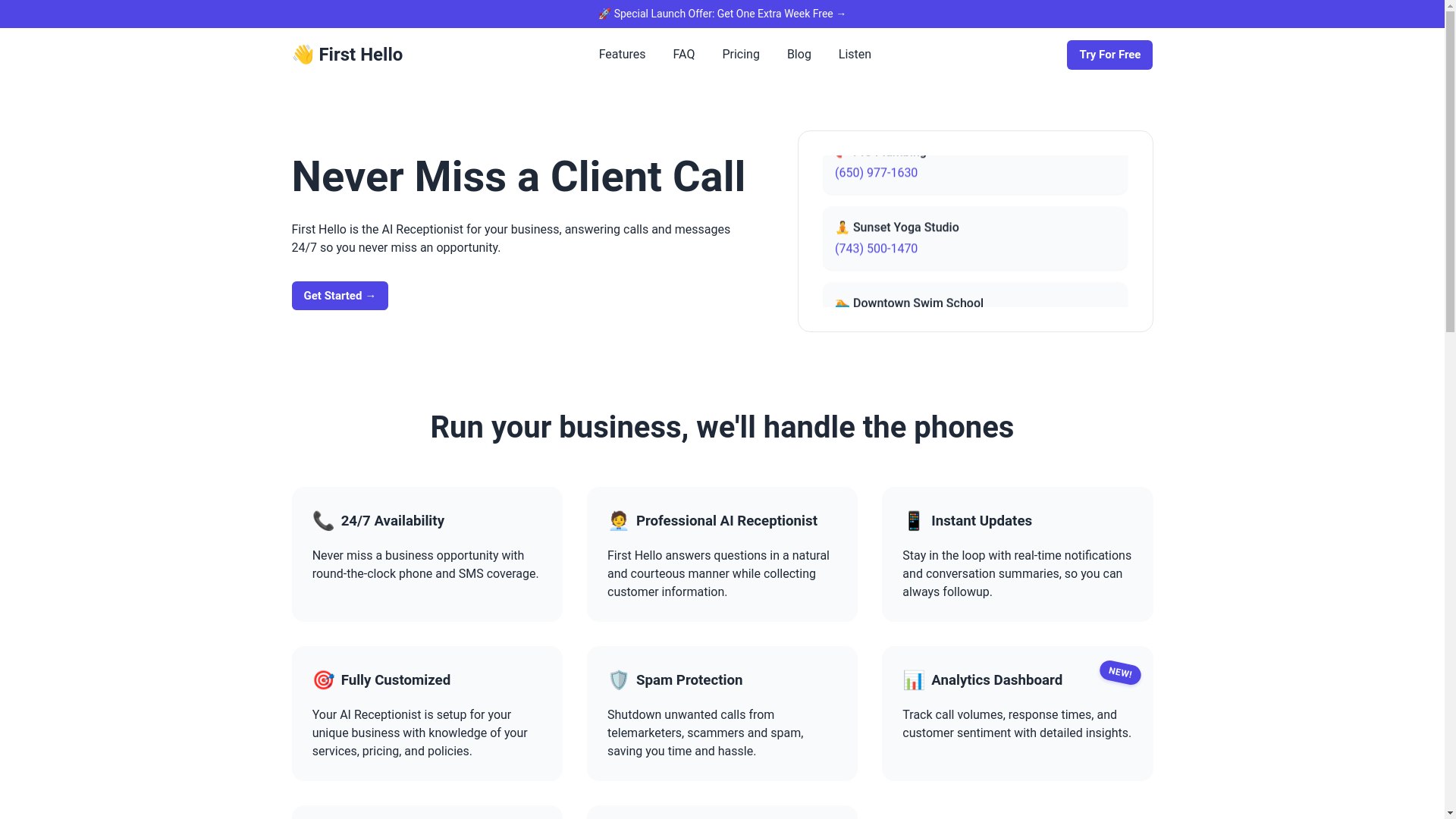 website screenshot of https://fhai.pages.dev/