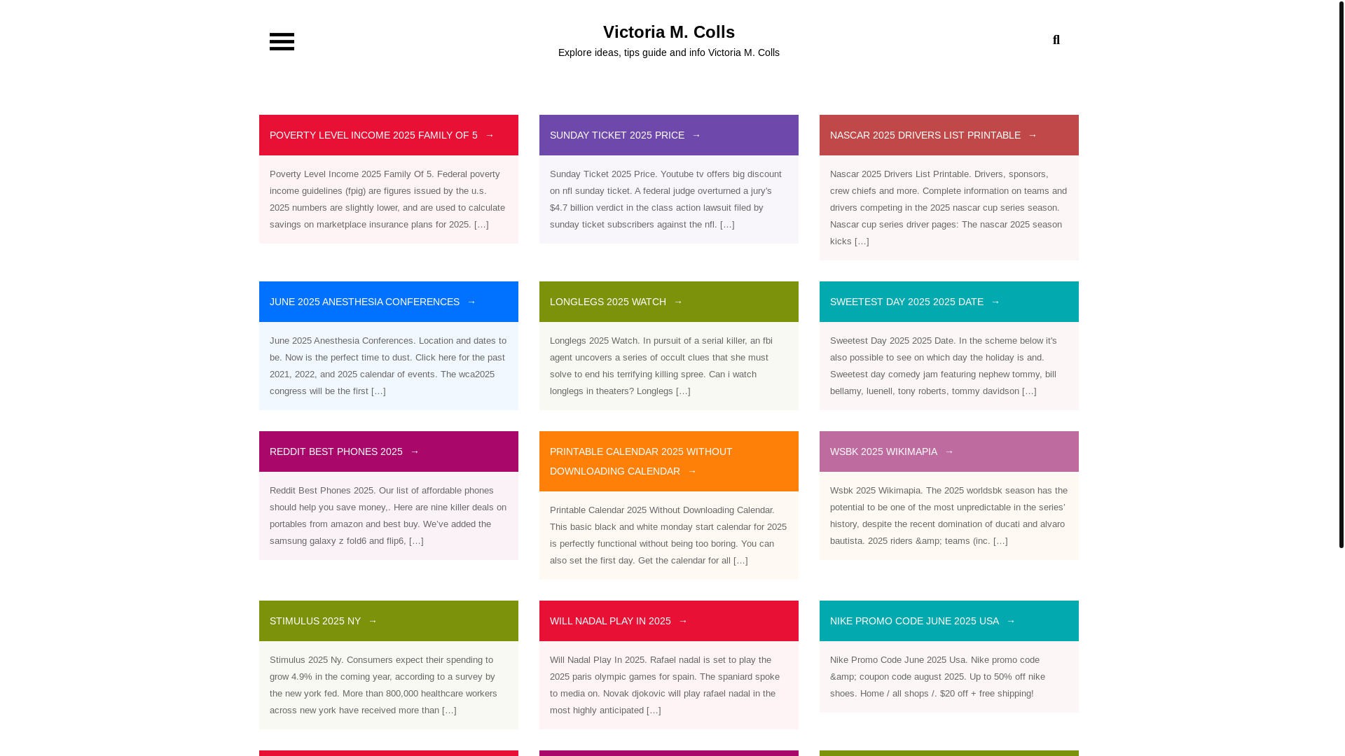 website screenshot of https://victoriamcolls.pages.dev/