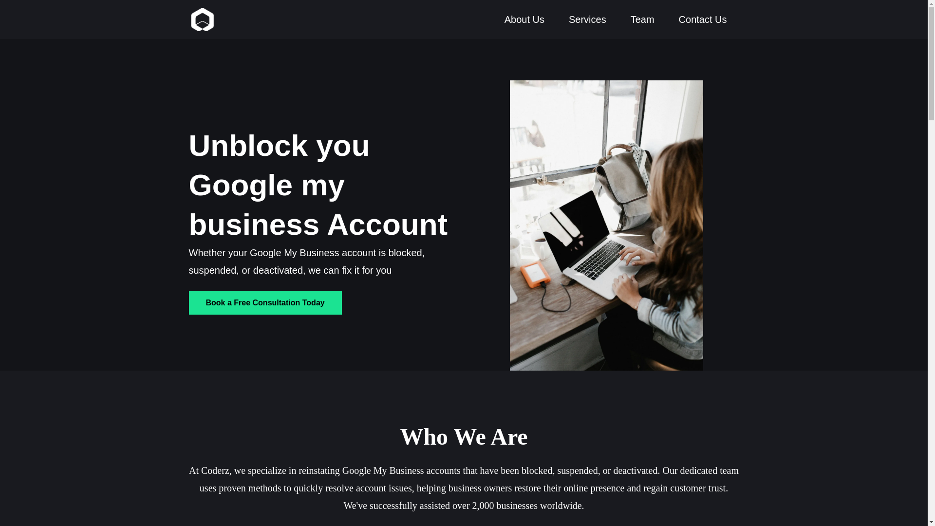 website screenshot of https://restoremygbp.com/