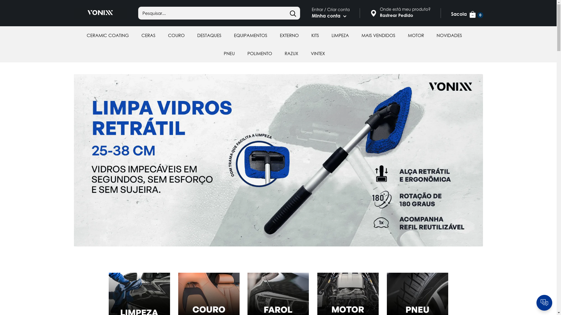 website screenshot of https://vonixusar.com/