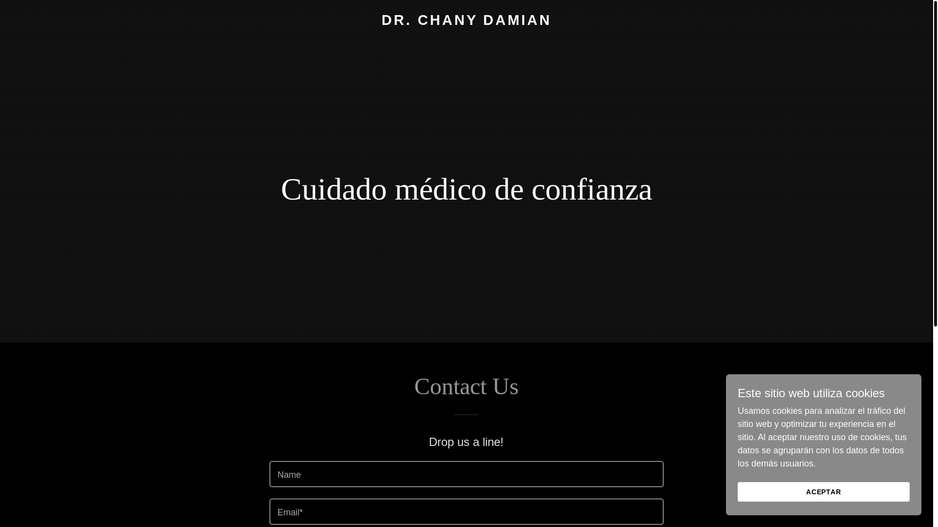 website screenshot of https://drchanydamian.com/