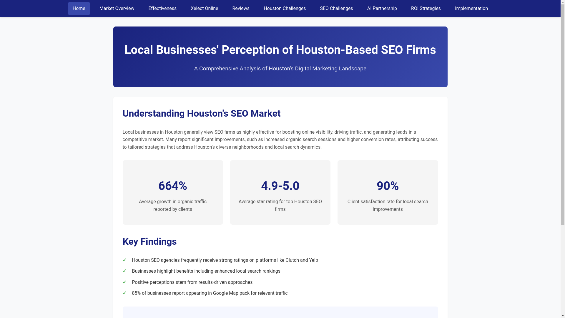 website screenshot of https://houston-seo-perception.pages.dev/