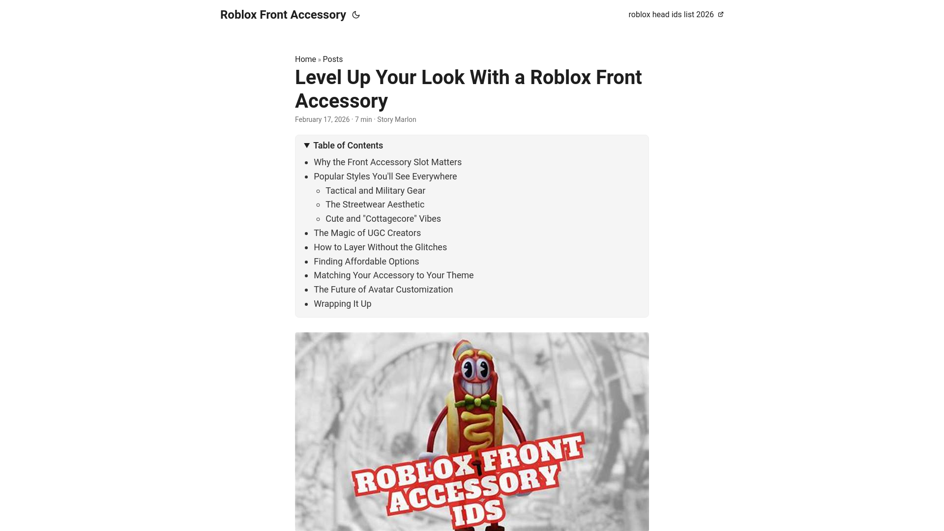 website screenshot of https://roblox-front-accessory.pages.dev/