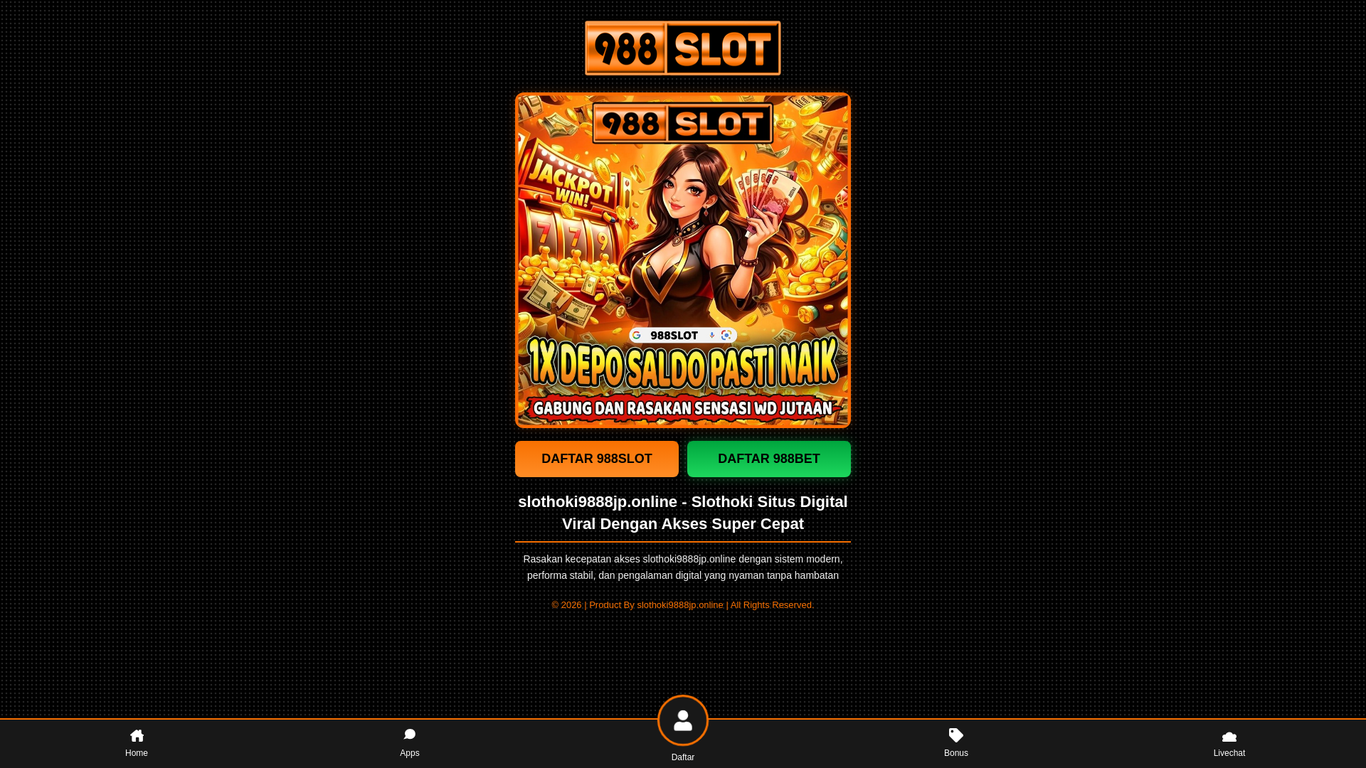 website screenshot of https://slothoki9888jp.online/