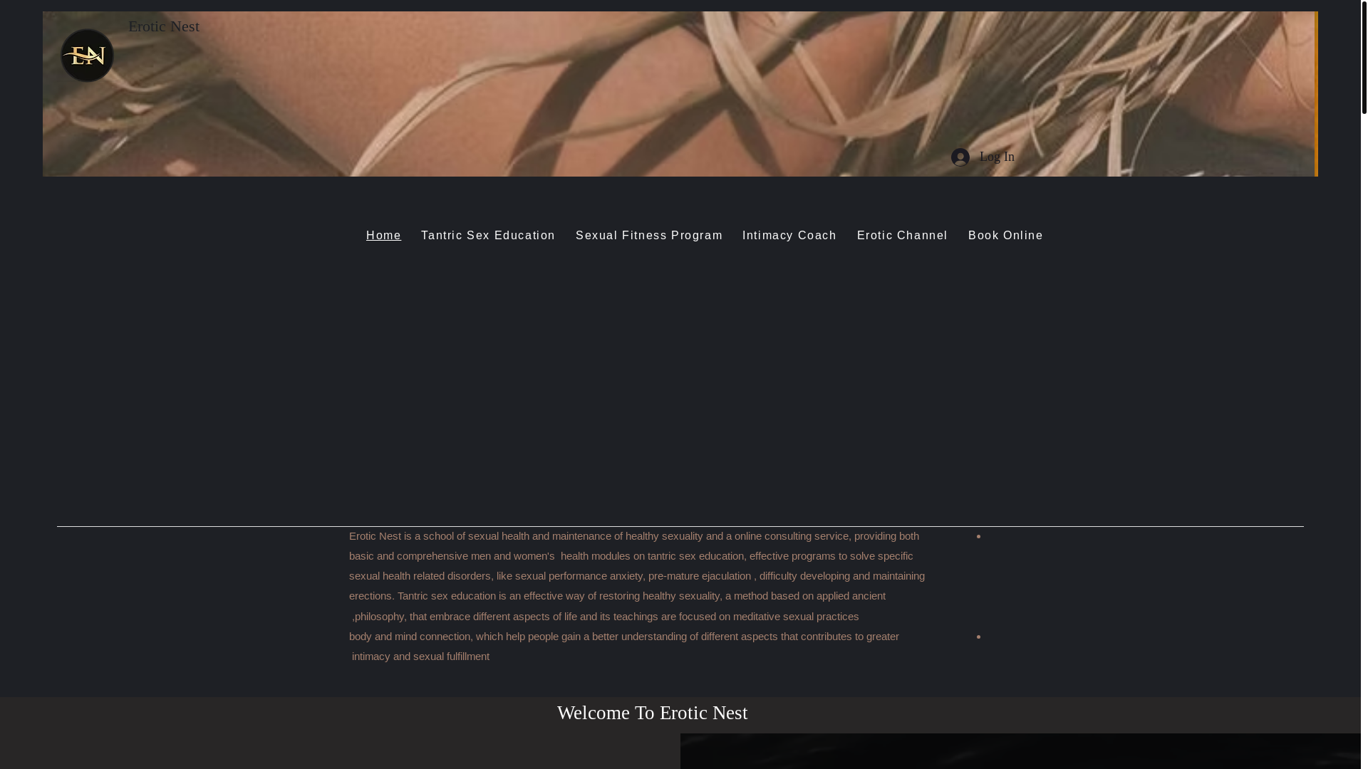 website screenshot of https://erotic-nest.com/