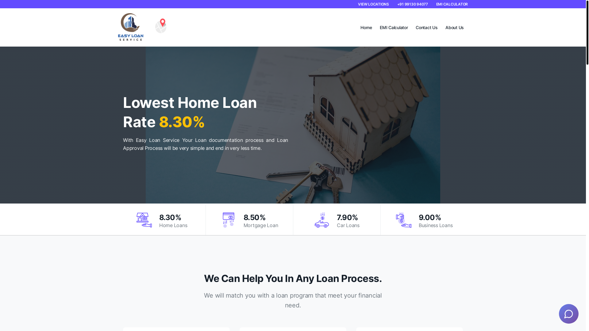 website screenshot of https://easy-loan-service.pages.dev/