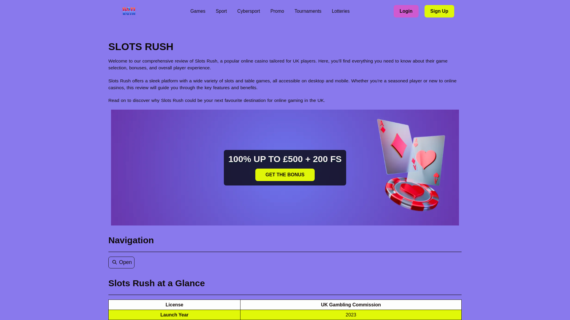 website screenshot of https://slotsrushlogin-com.pages.dev/