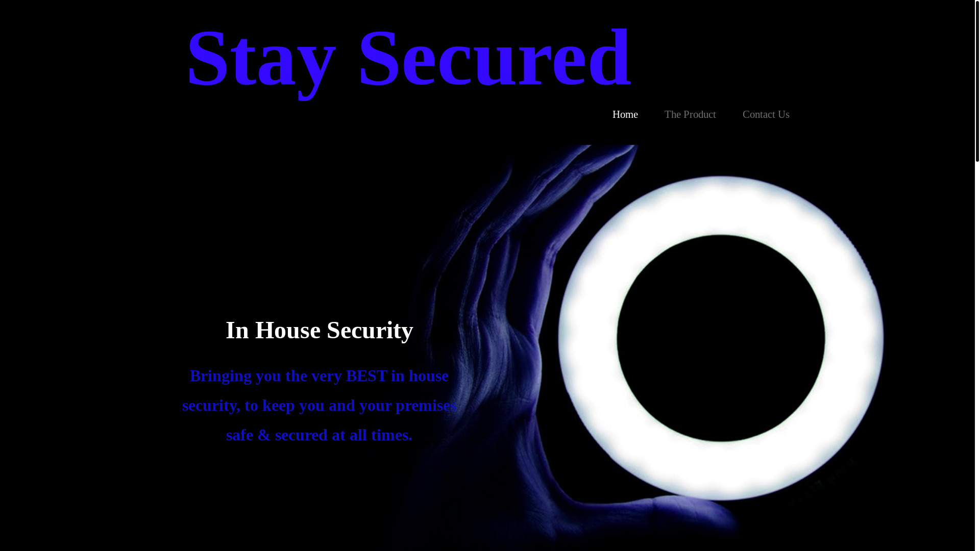 website screenshot of https://staysecured.co.uk/