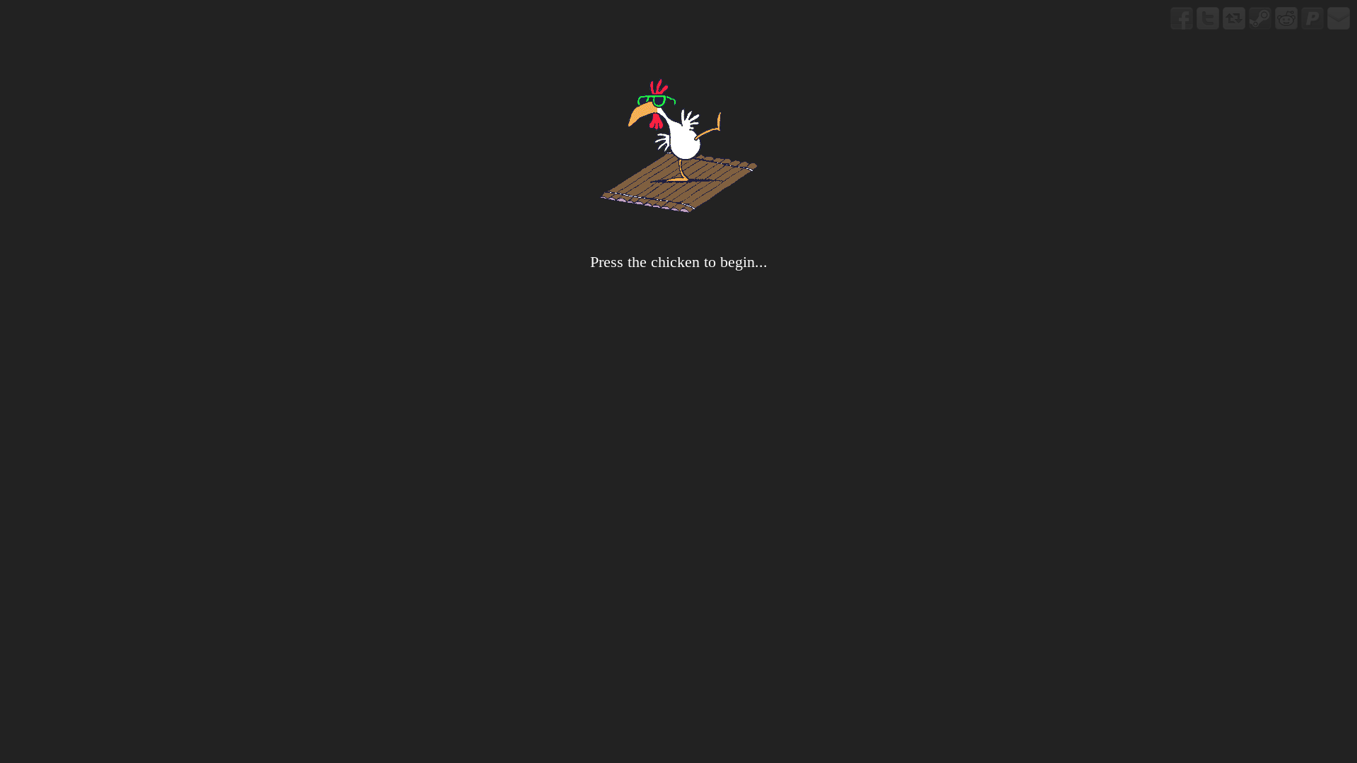 website screenshot of https://chickenonaraft.com/