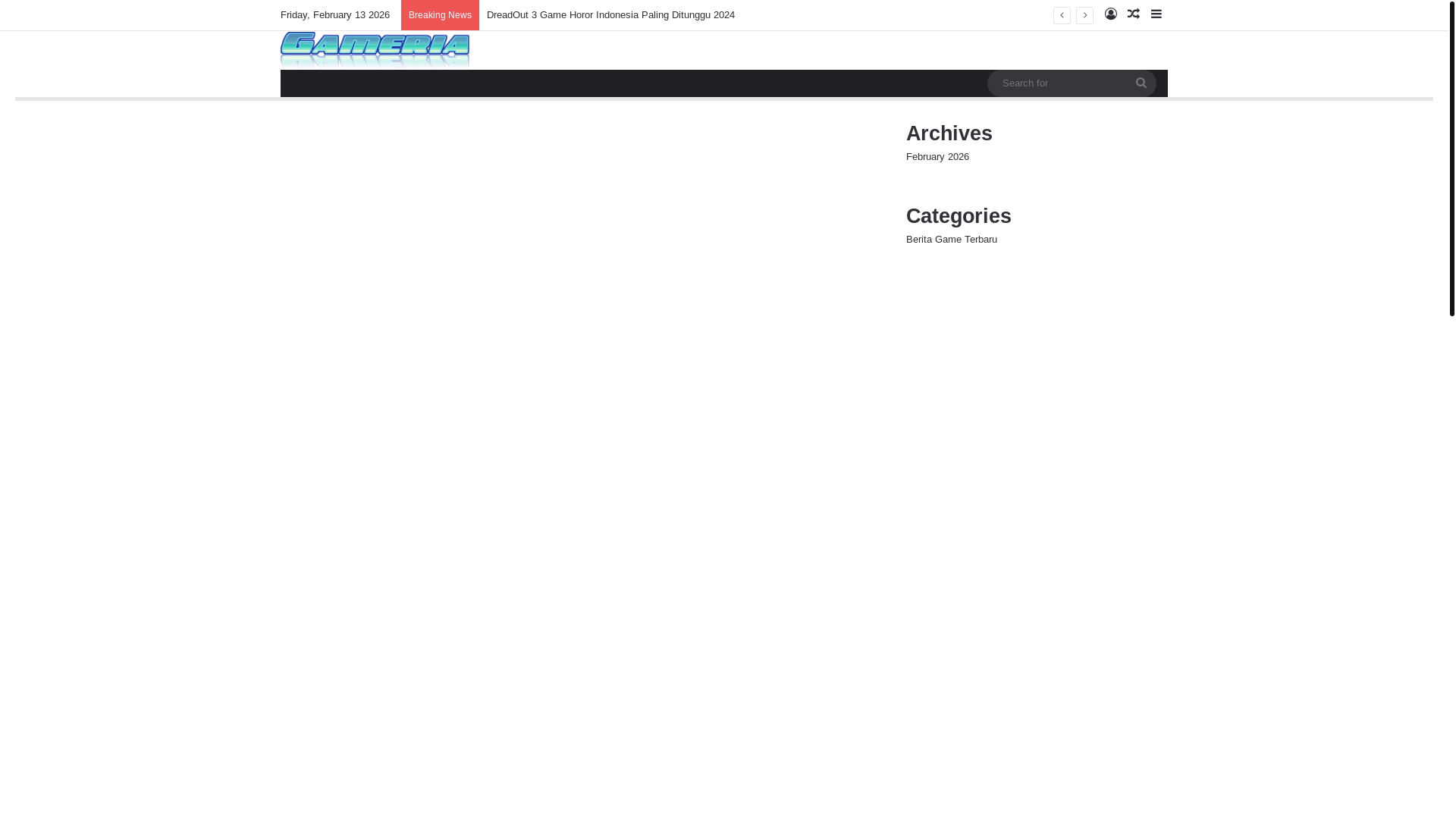 website screenshot of https://gameria.biz.id/