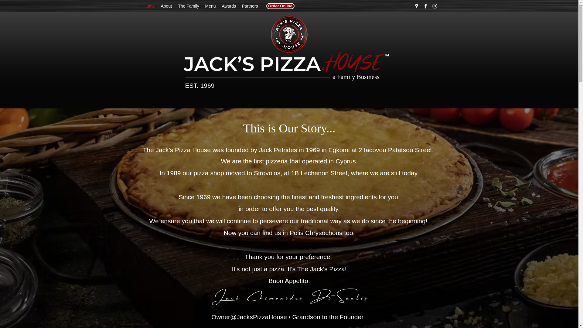 website screenshot of https://jackspizzahouse.com.cy/