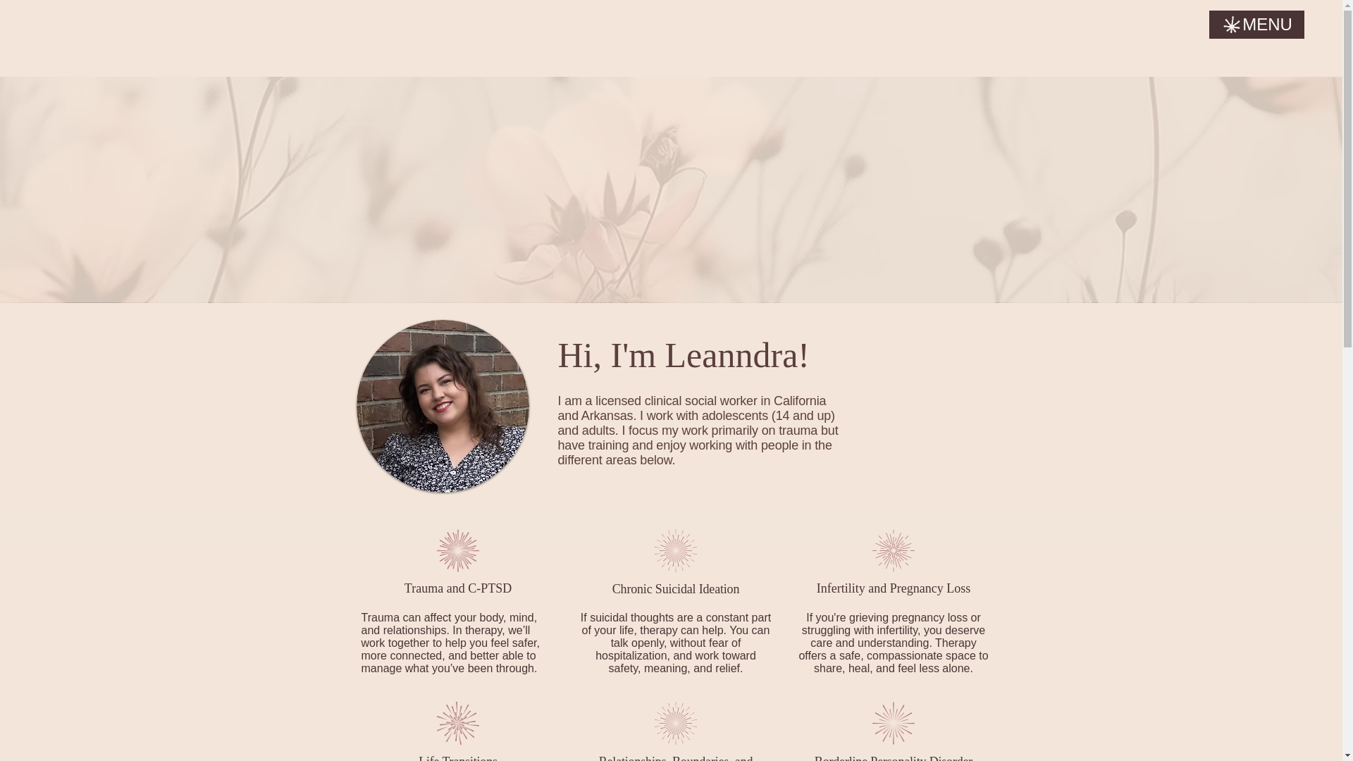 website screenshot of https://leanndralcsw.com/