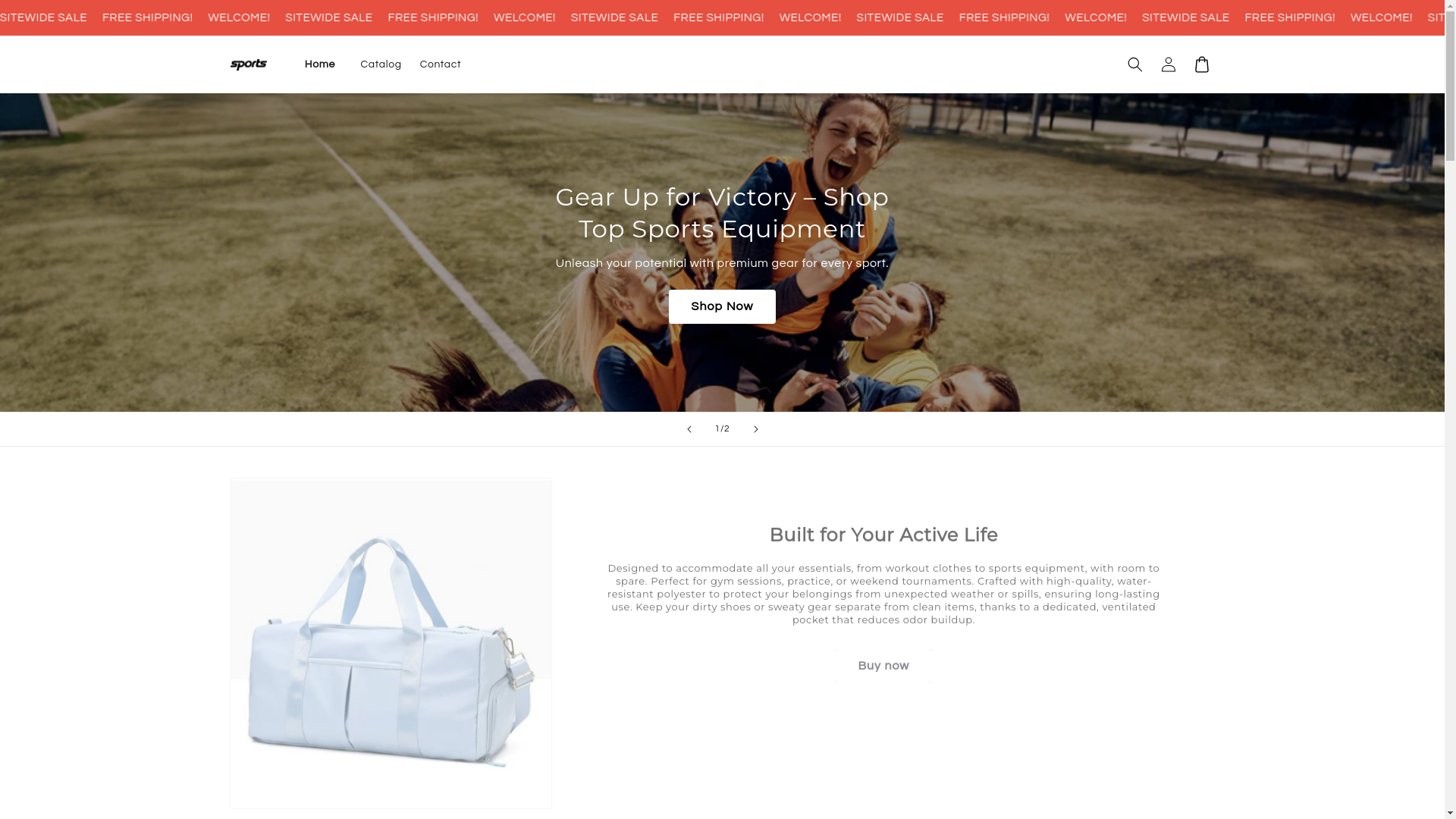 website screenshot of https://kineticva.store/