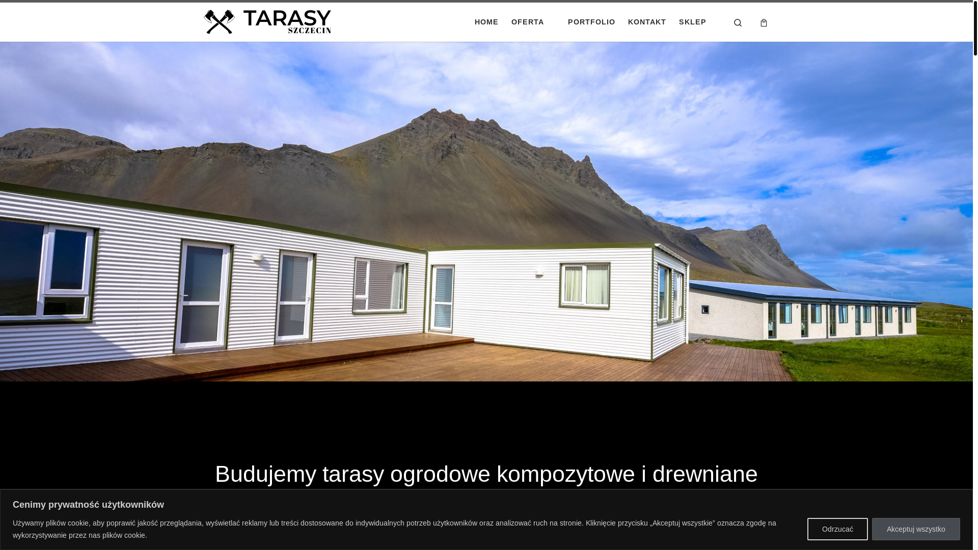 website screenshot of https://zadaszeniaszczecin.pl/