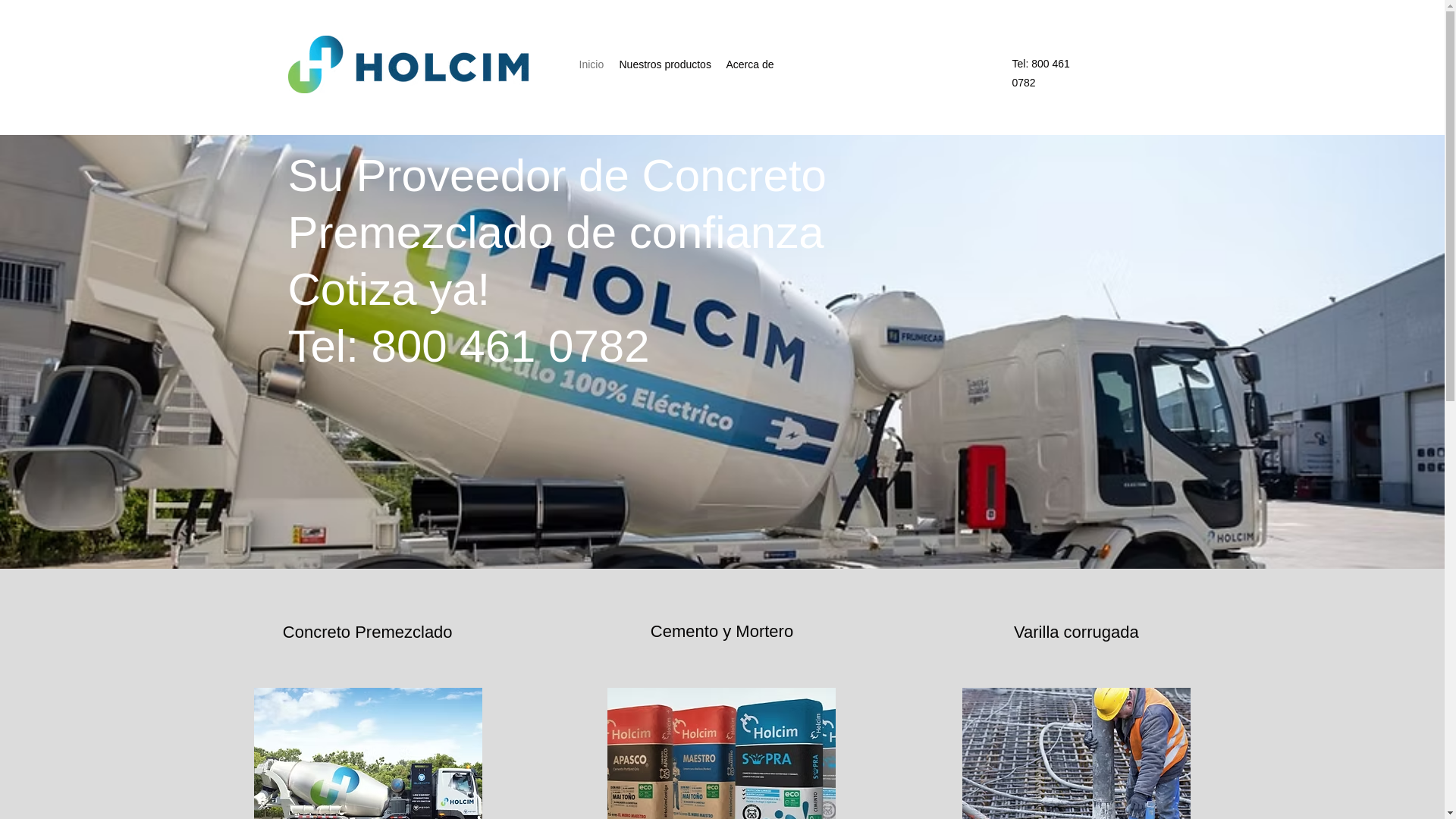 website screenshot of https://holcimconcreto.com/