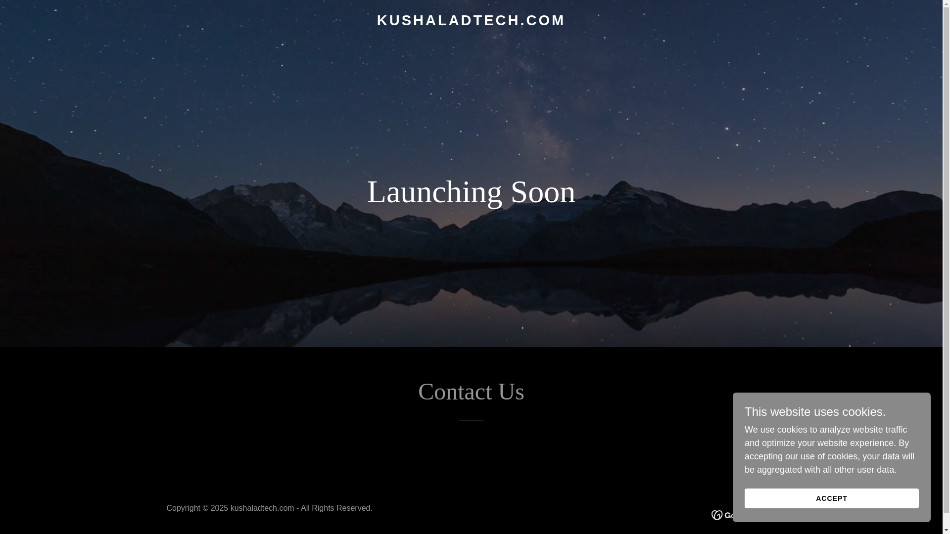 website screenshot of https://kushaladtech.com/