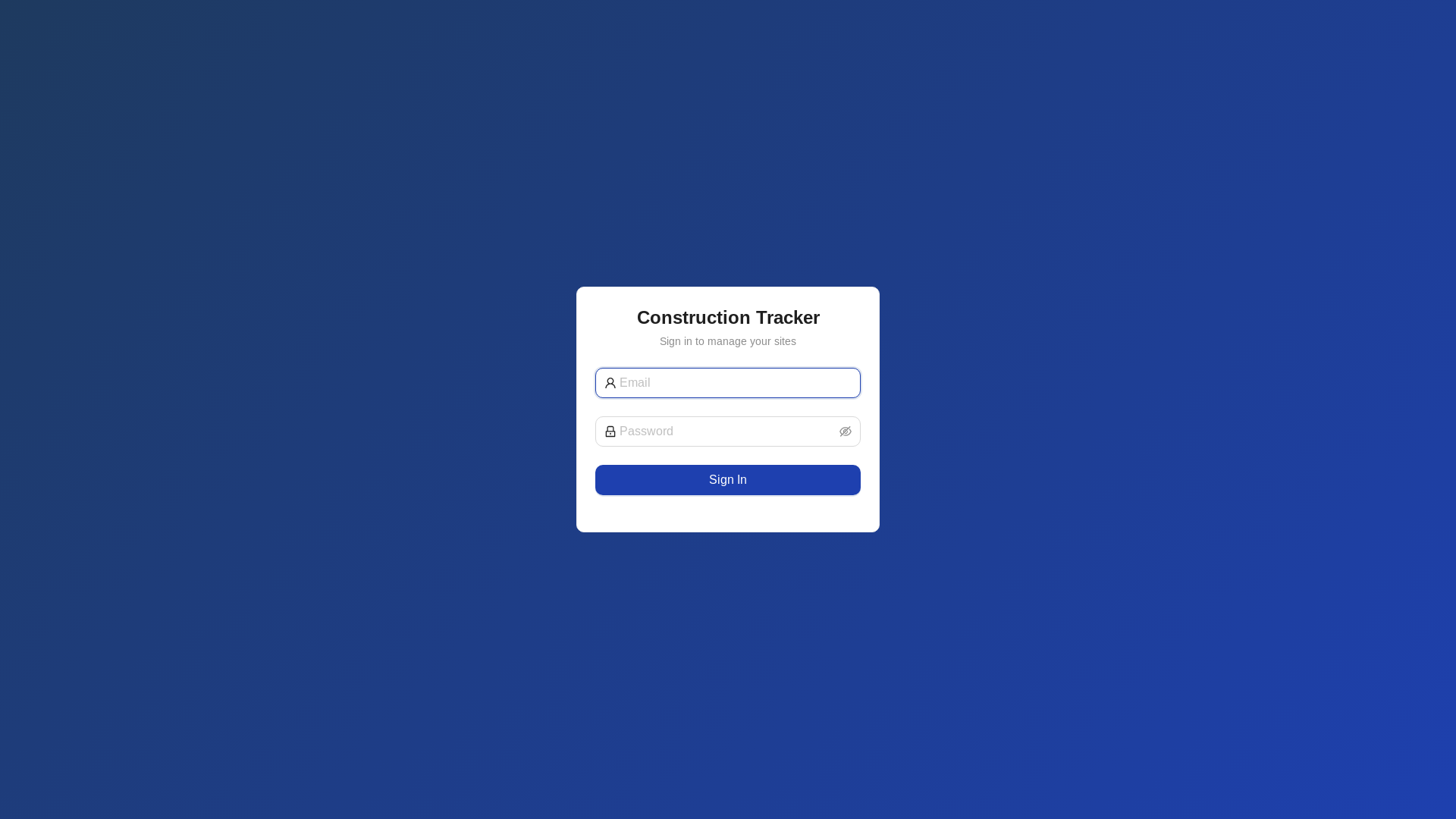 website screenshot of https://construction-tracker.pages.dev/