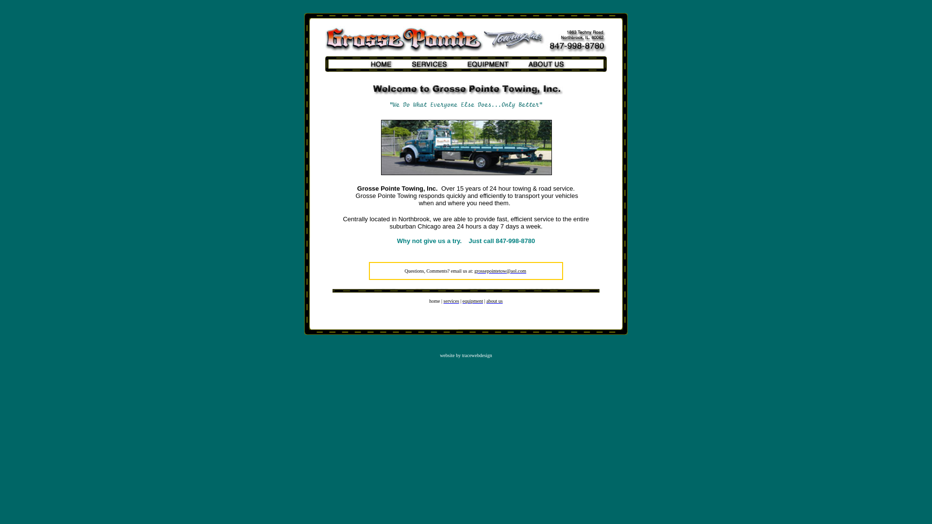website screenshot of https://grossepointetowing.pages.dev/