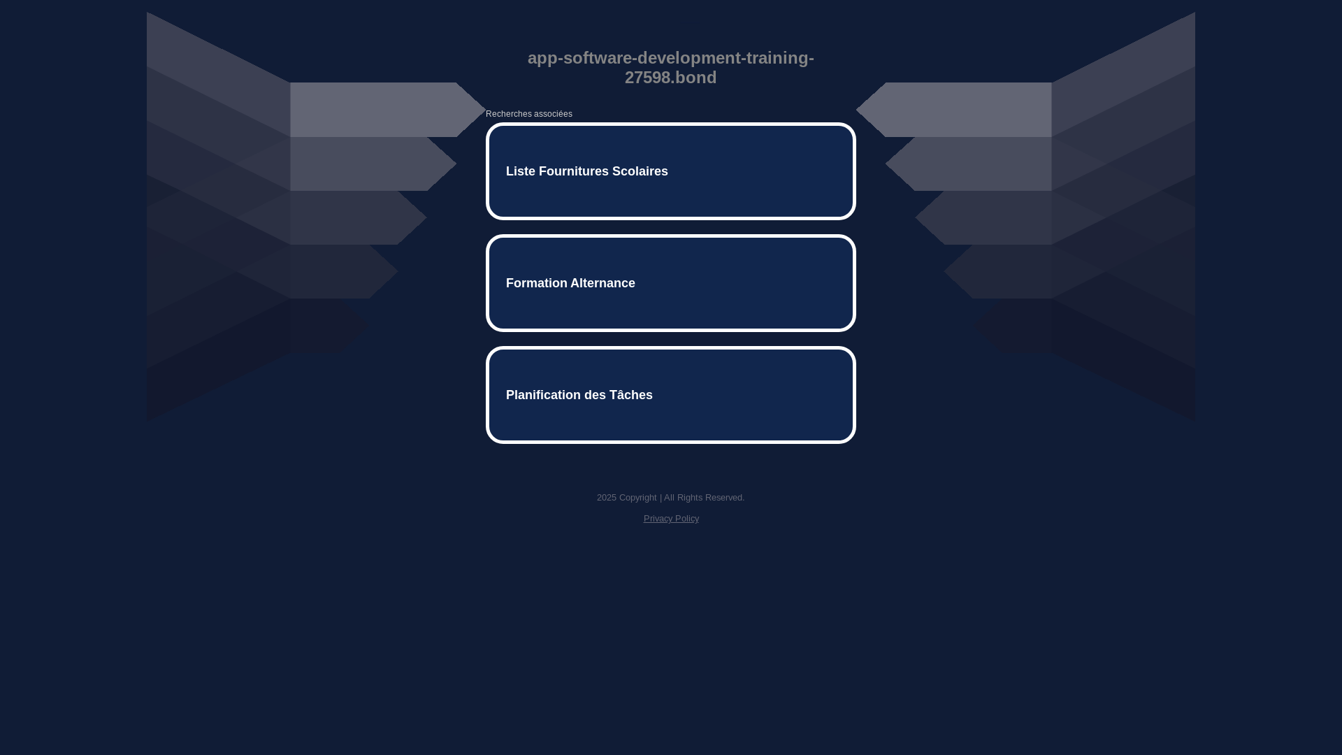 website screenshot of https://app-software-development-training-27598.bond/