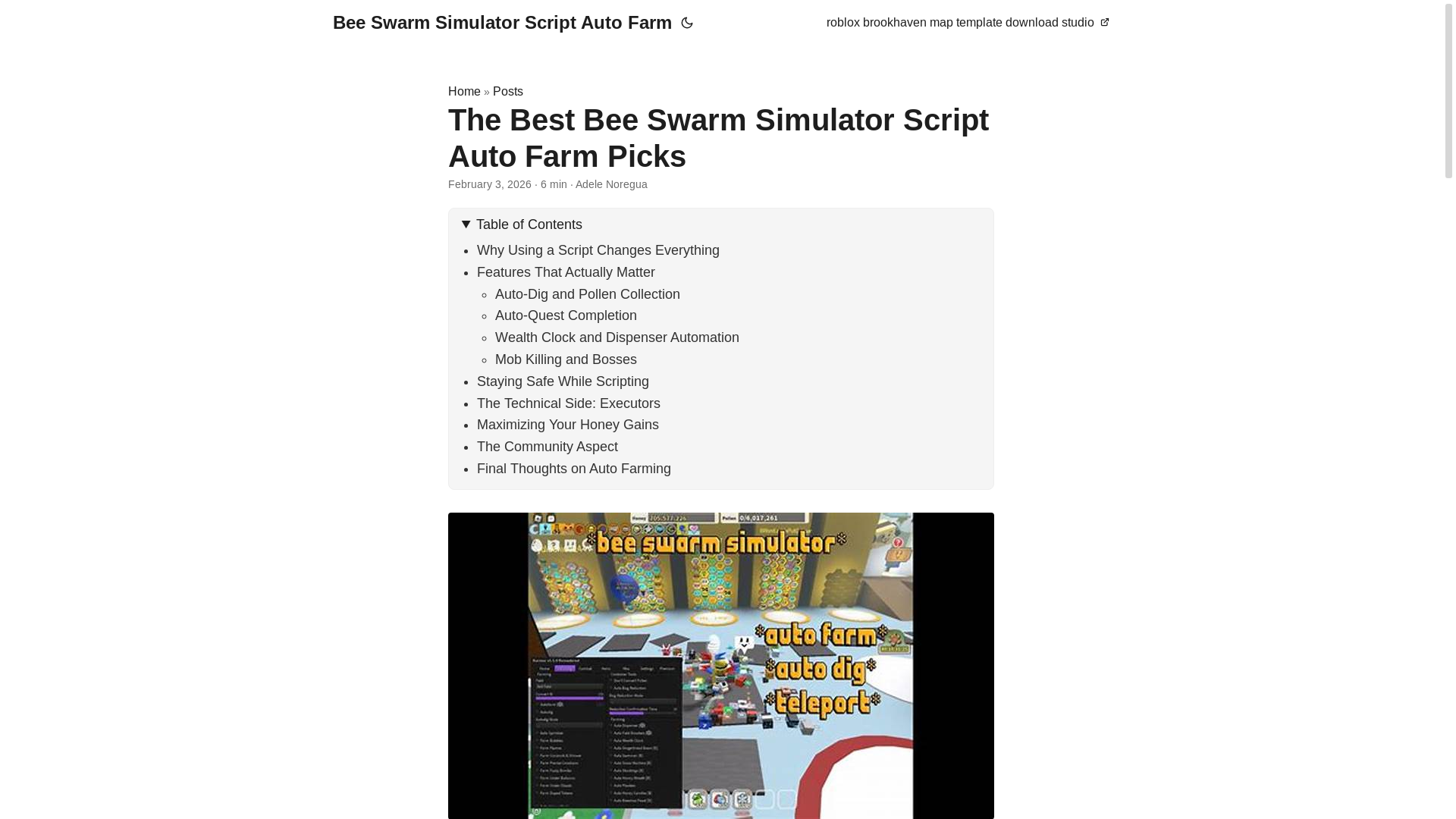 website screenshot of https://bee-swarm-simulator-script-auto-farm.pages.dev/