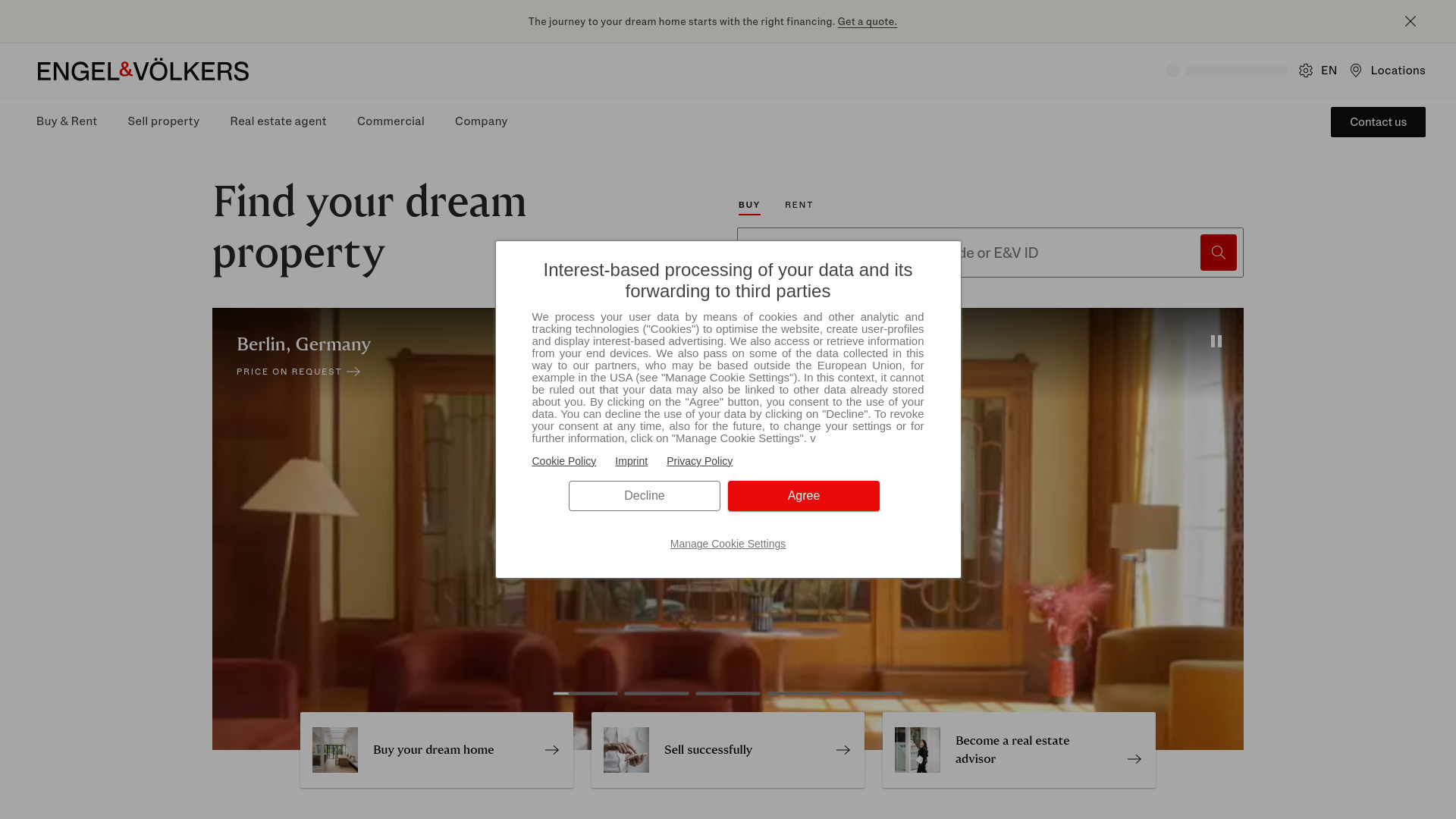 website screenshot of https://finance-ev.com/
