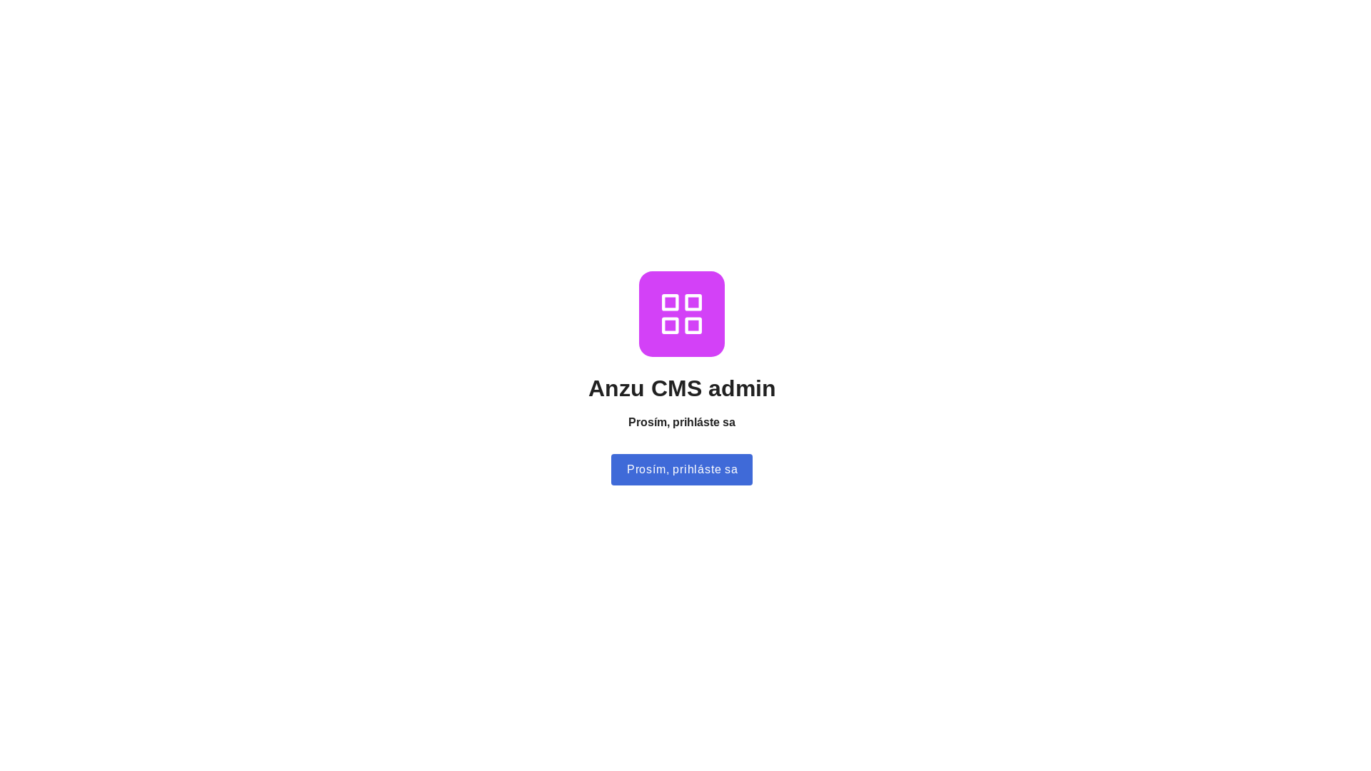 website screenshot of https://anzu-admin-cms-devel.pages.dev/