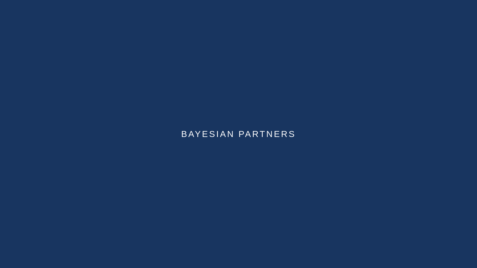 website screenshot of https://bayesianpartners.com