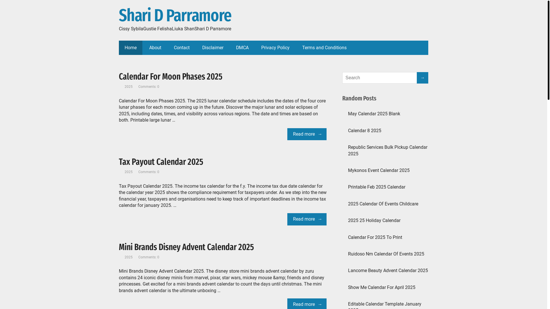 website screenshot of https://sharidparramore.pages.dev/
