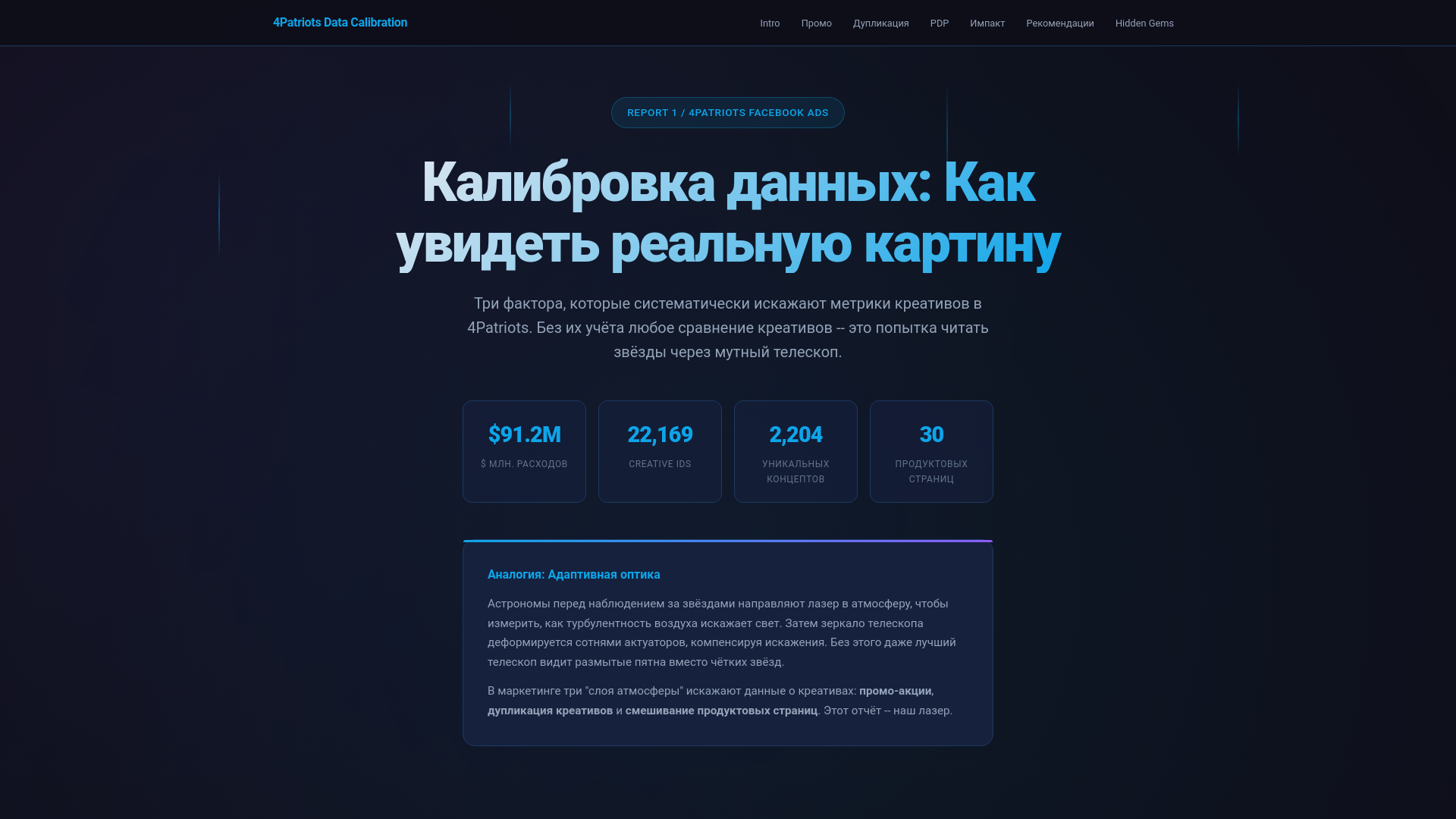 website screenshot of https://4patriots-calibration.pages.dev/