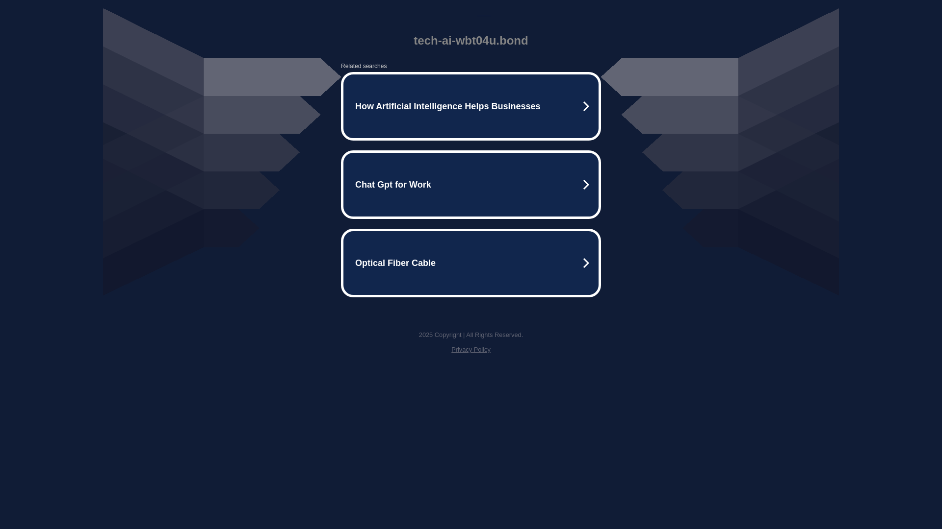 website screenshot of https://tech-ai-wbt04u.bond/