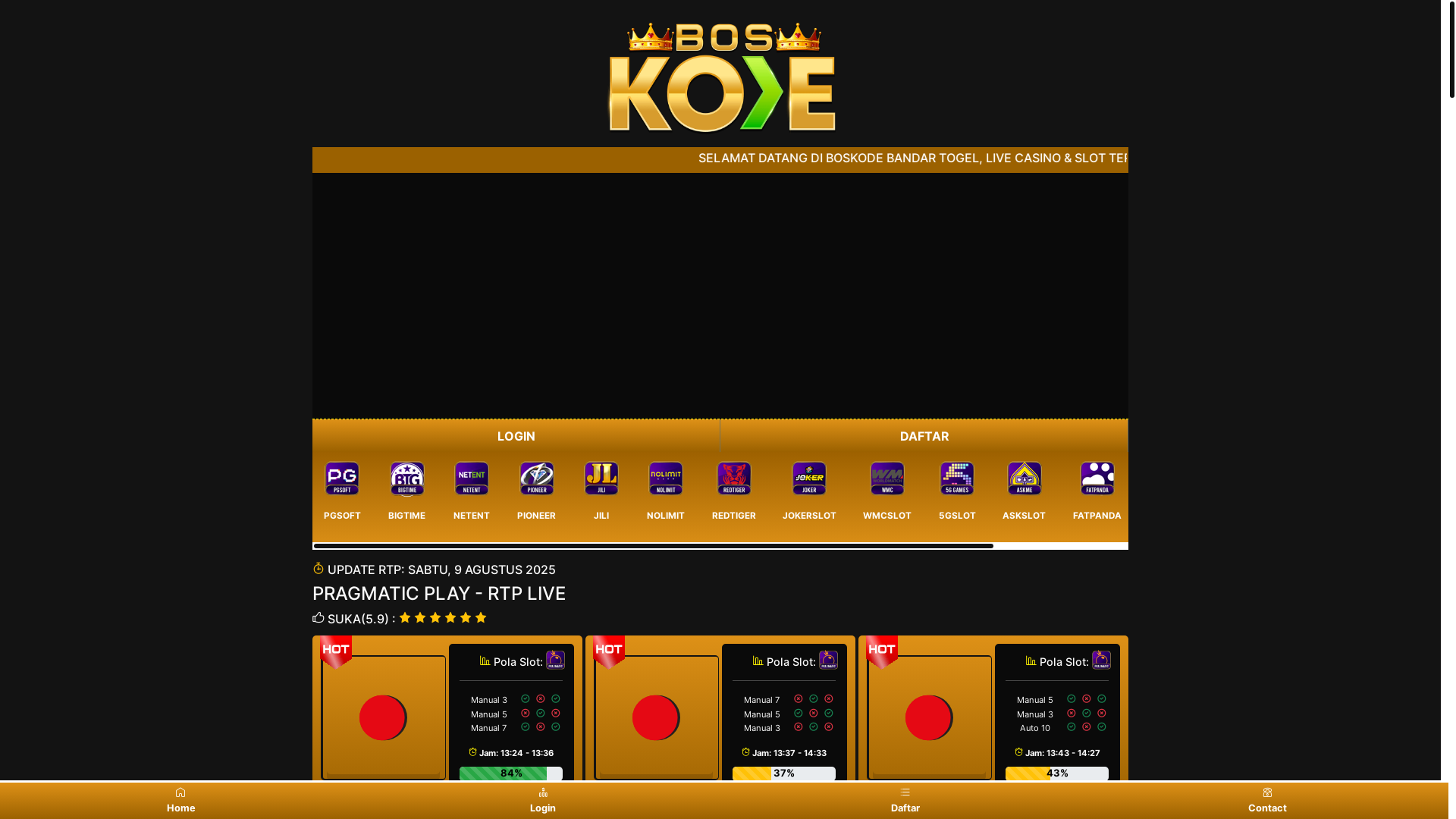 website screenshot of https://boskode-rtp-maxwin-hari-ini.pages.dev/