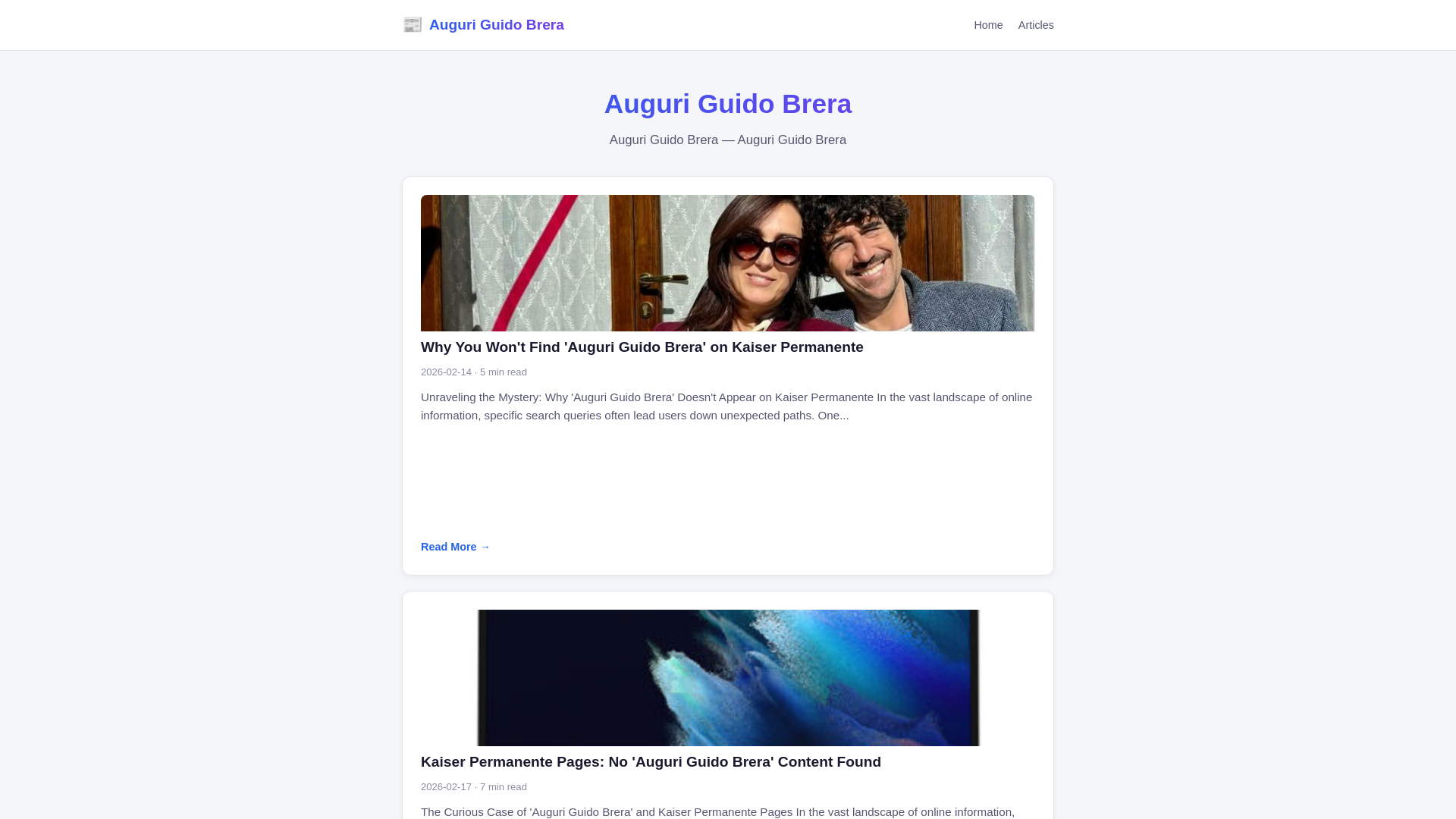 website screenshot of https://auguri-guido-brera.pages.dev/