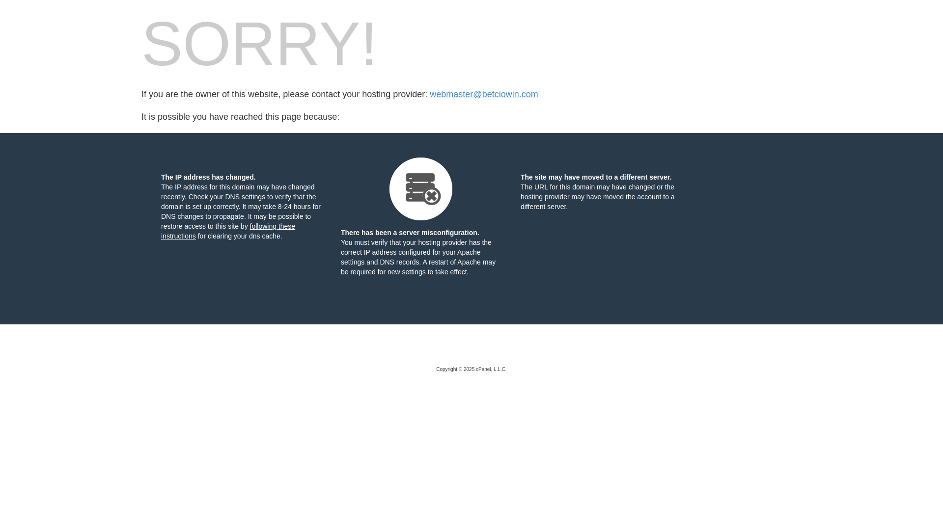 website screenshot of https://betciowin.com/