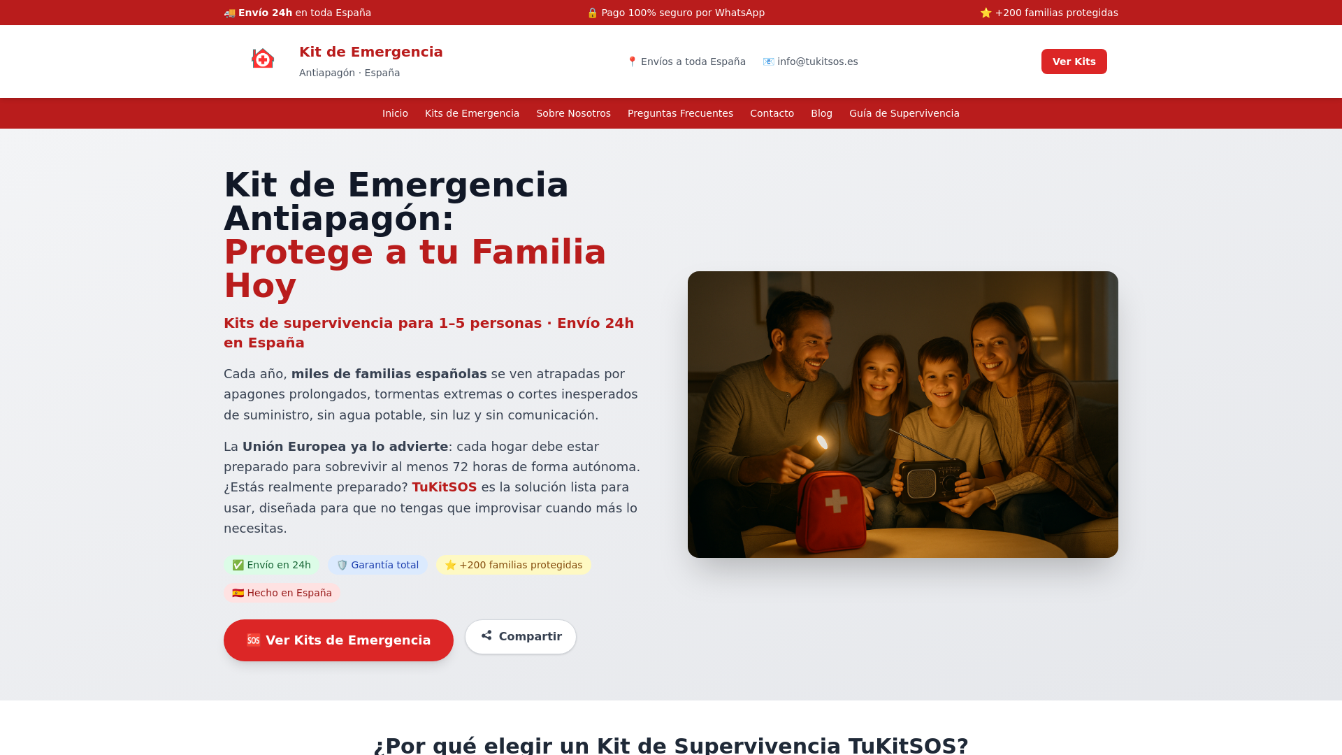 website screenshot of https://tukitsos.es