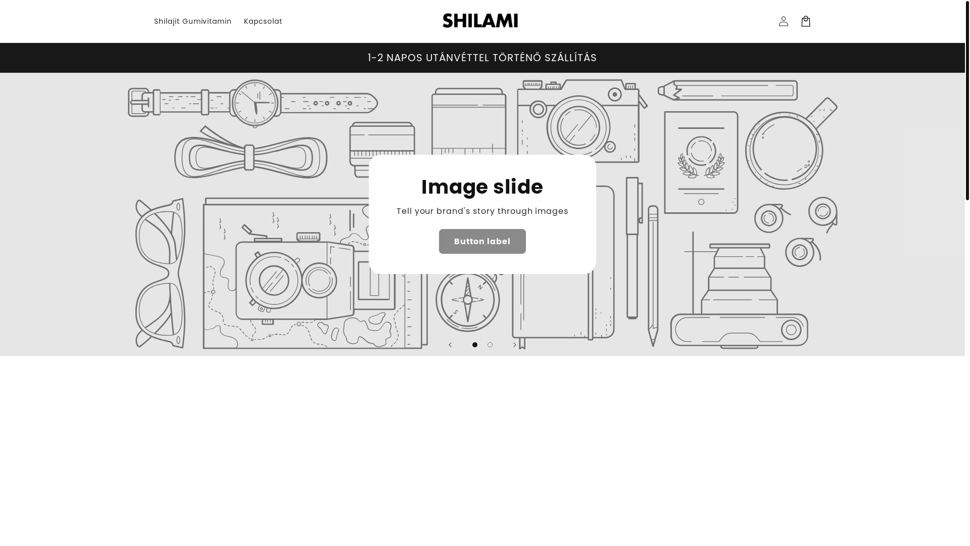 website screenshot of https://shilami.hu/