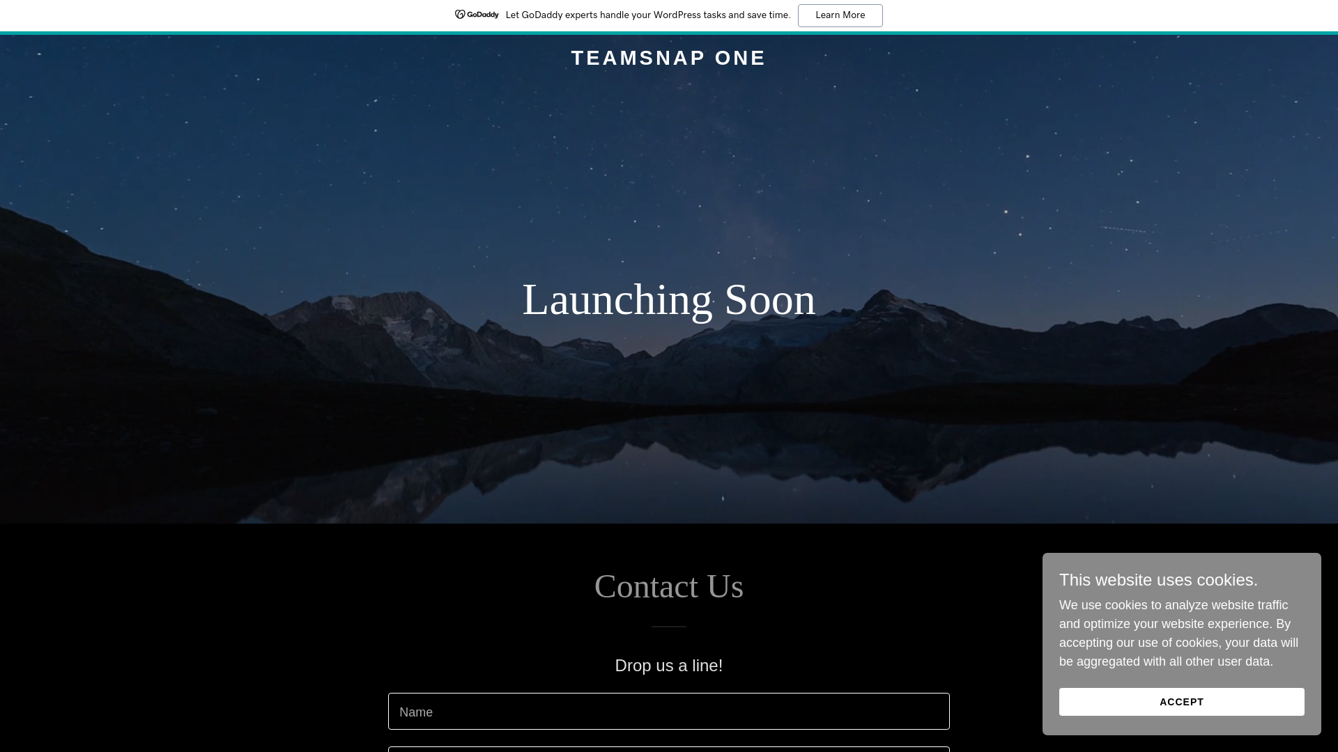 website screenshot of https://teamsnap-one.ca