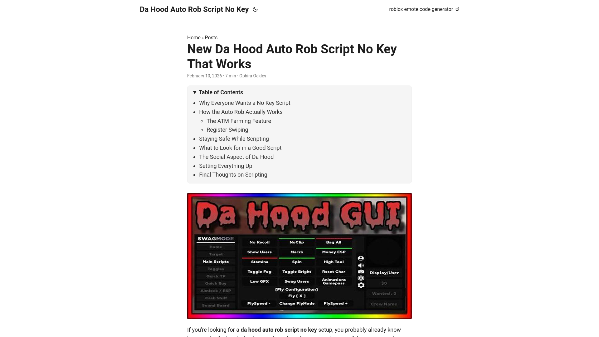 website screenshot of https://da-hood-auto-rob-script-no-key.pages.dev/