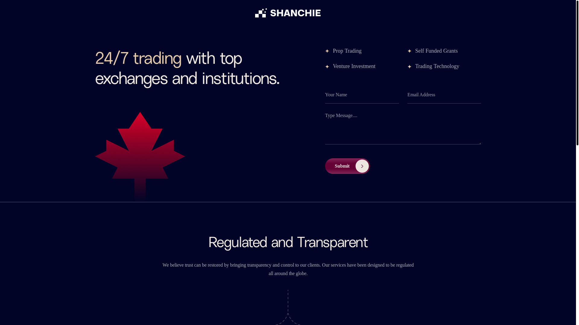 website screenshot of https://shanchie-new.pages.dev/