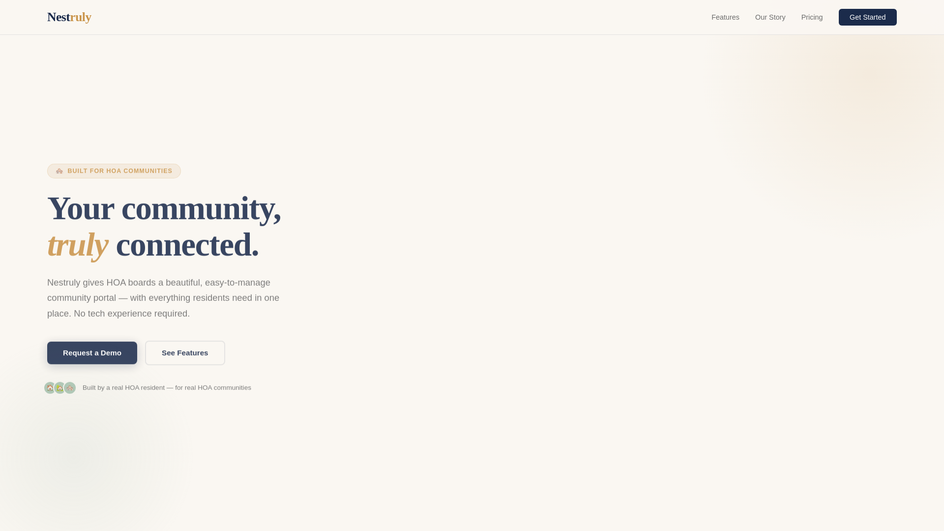 website screenshot of https://nestruly.com