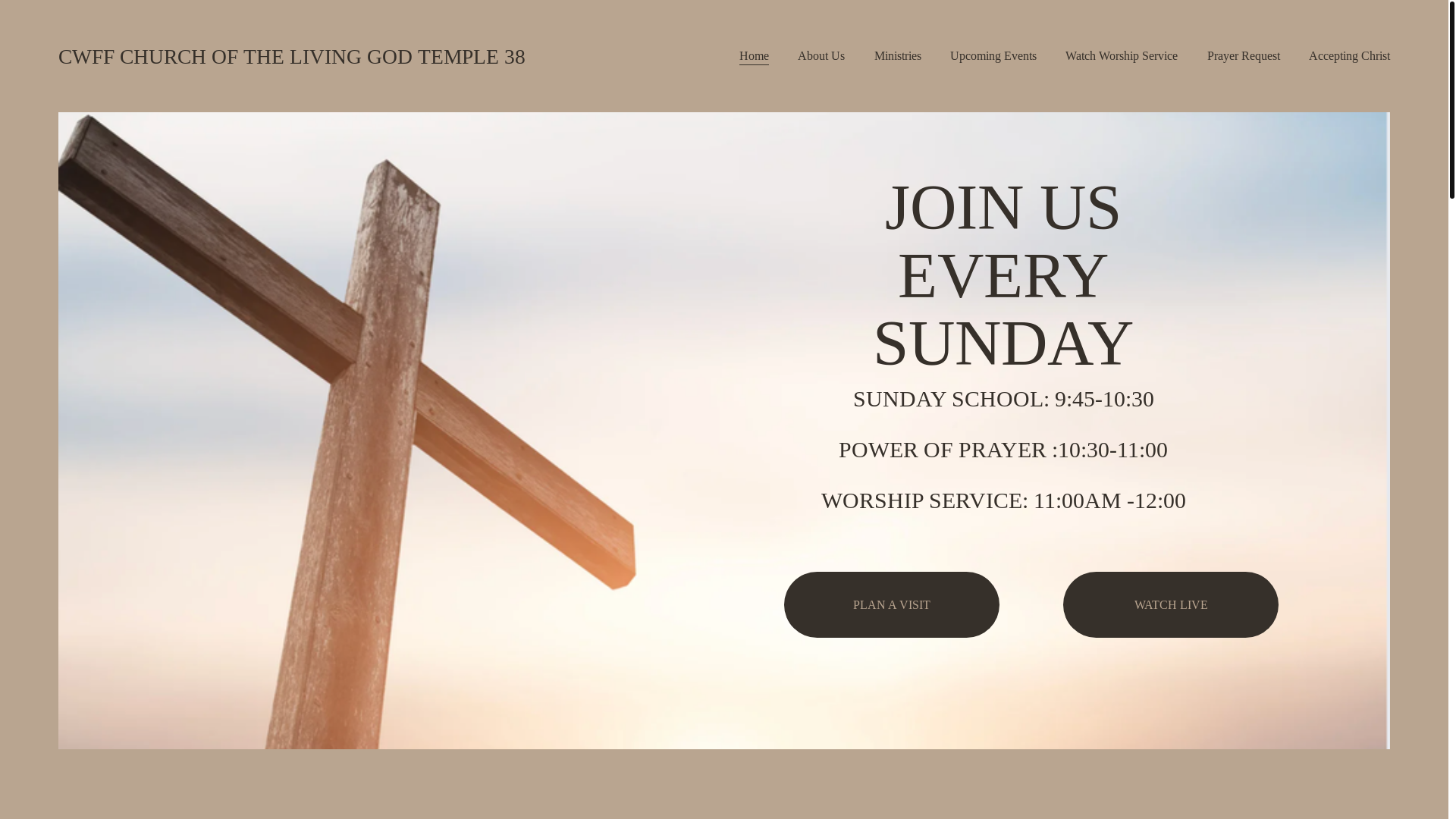 website screenshot of https://cotlg38.org/