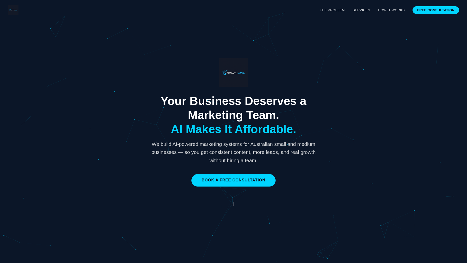 website screenshot of https://growthnova.pages.dev/
