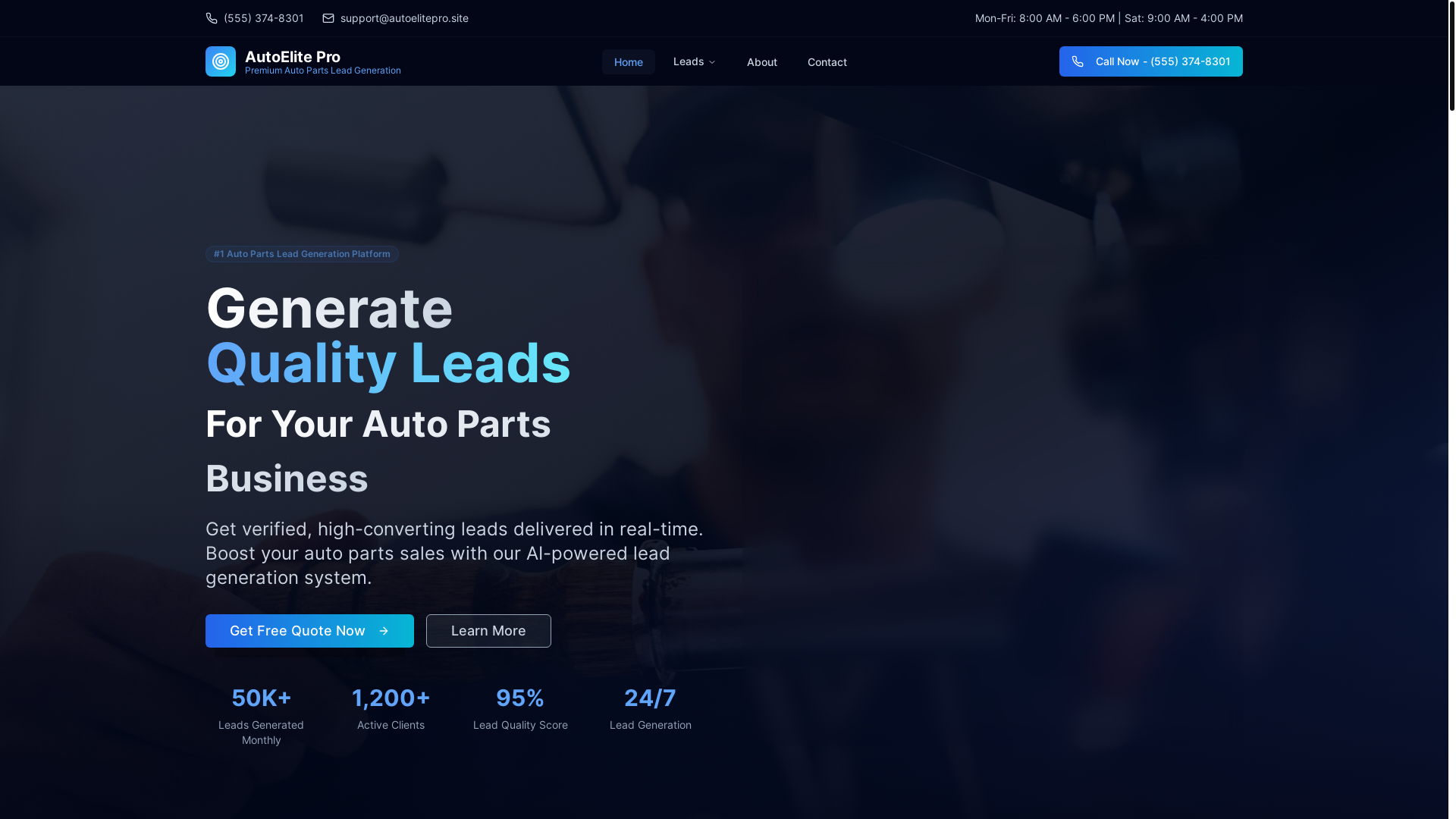 website screenshot of https://autoelitepro.site/