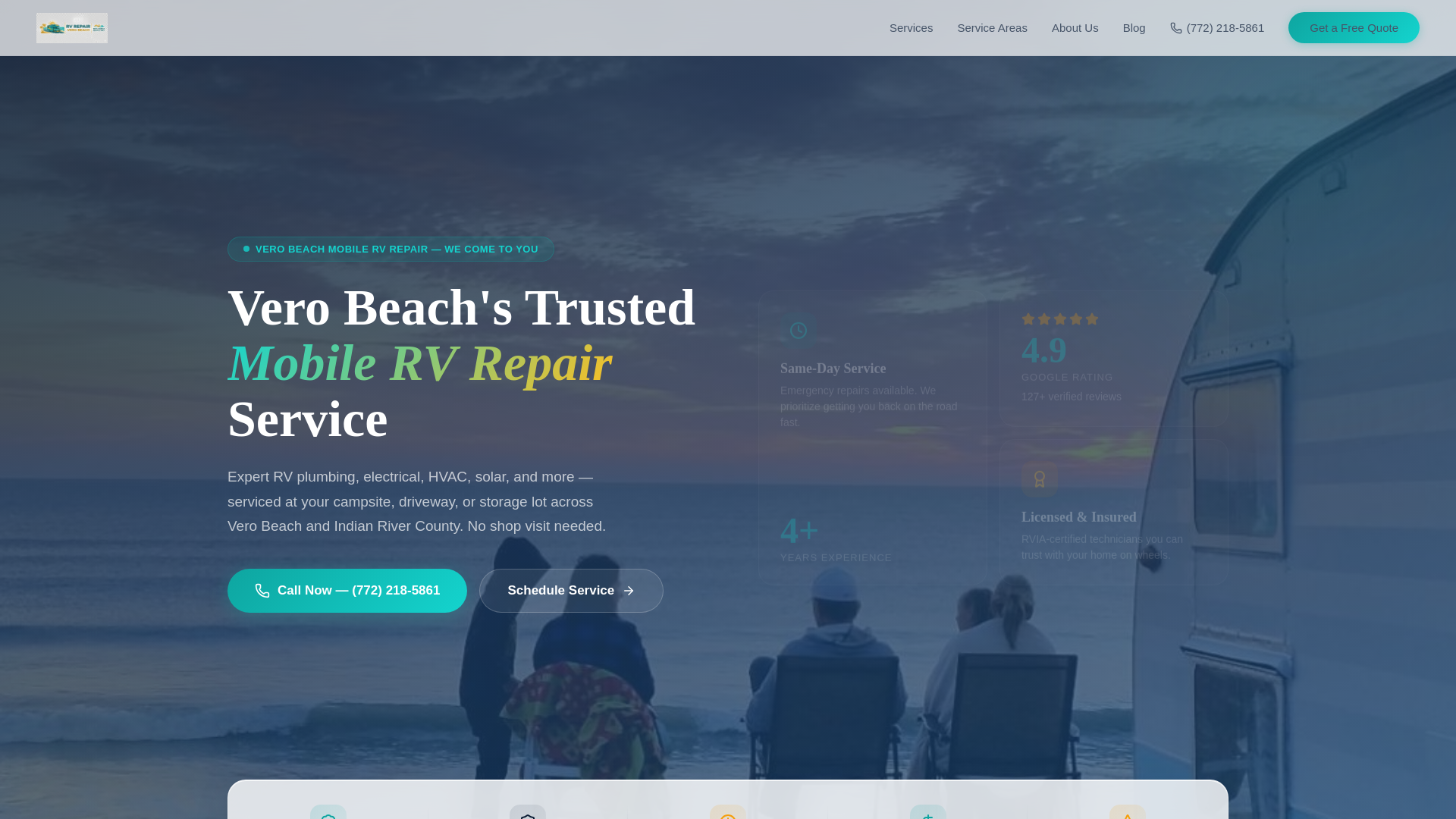 website screenshot of https://rvrepairverobeach.pages.dev/